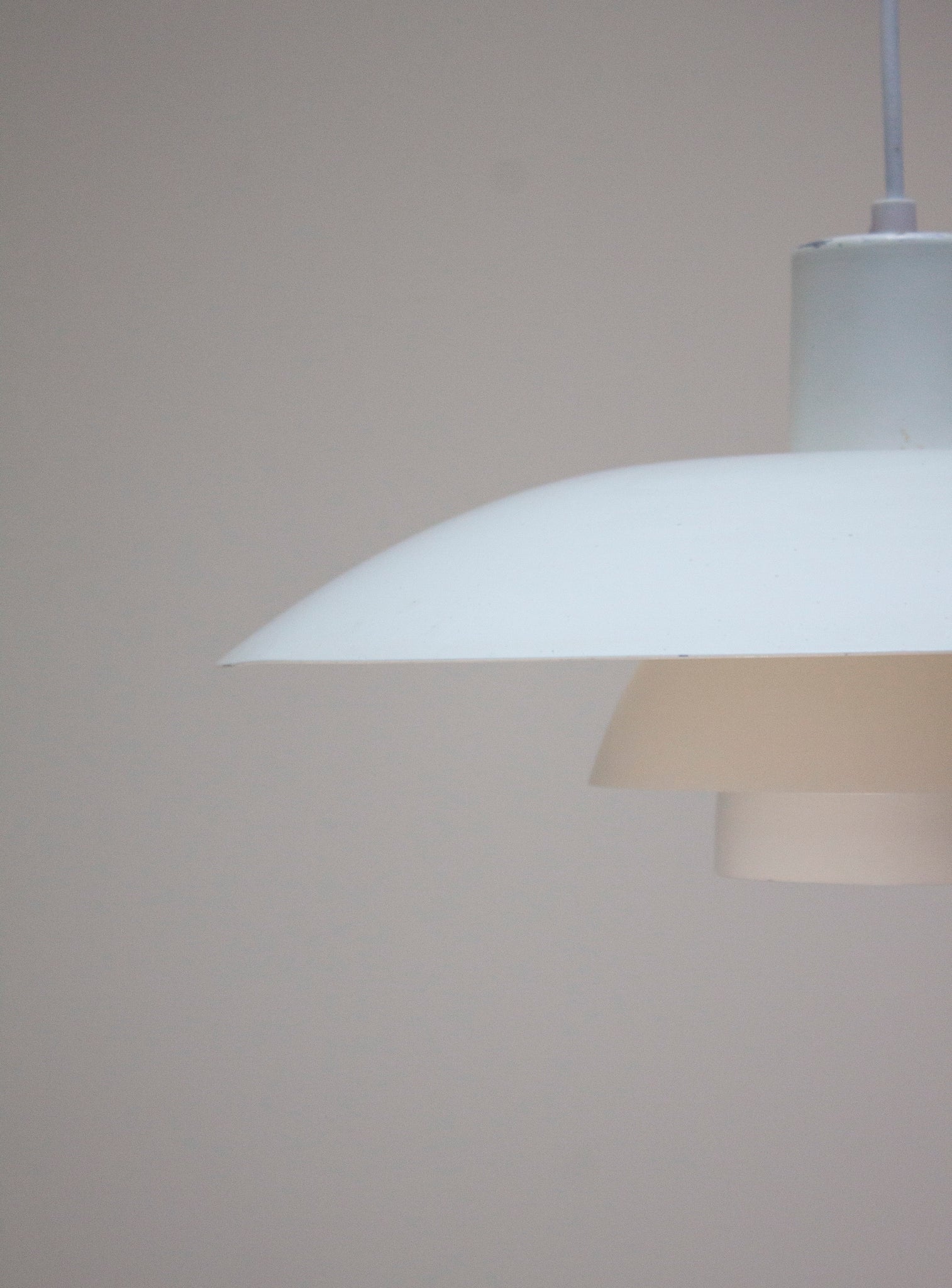 Louis Poulsen PH4/3 Pendant Lamp by Poul Henningsen (White)