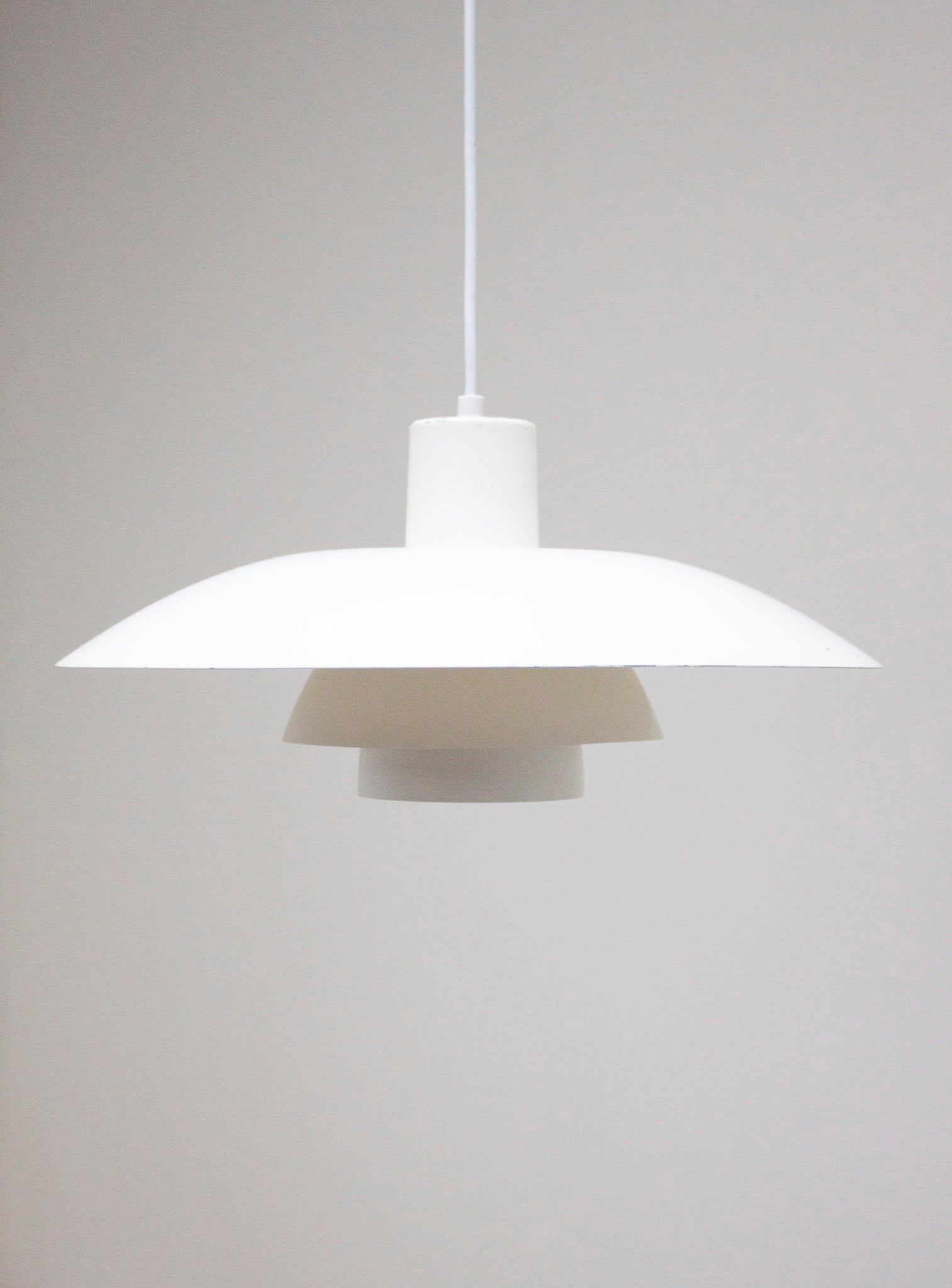 Louis Poulsen PH4/3 Pendant Lamp by Poul Henningsen (White)