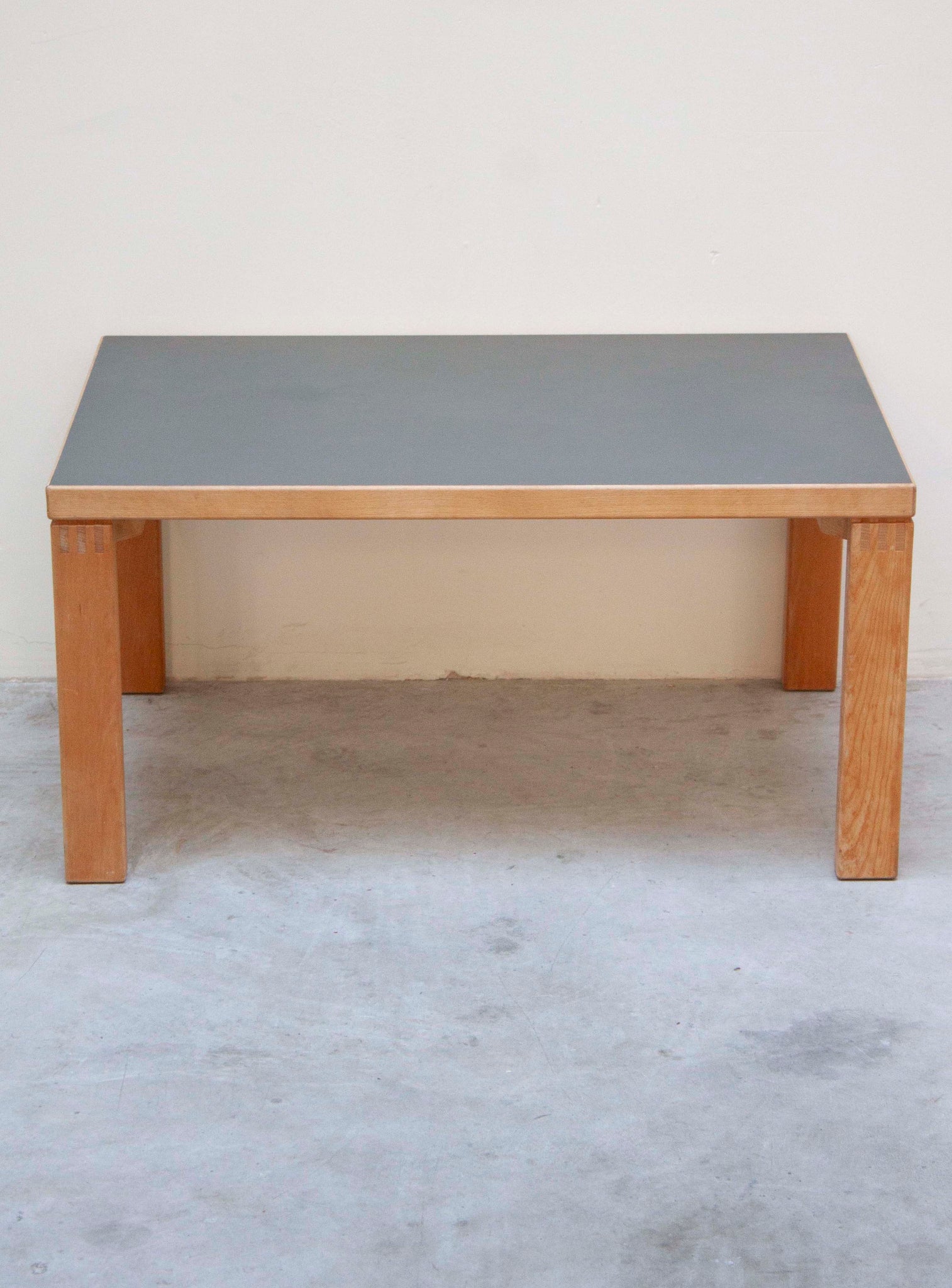 Danish Coffee Table with Grey Linoleum Table Top