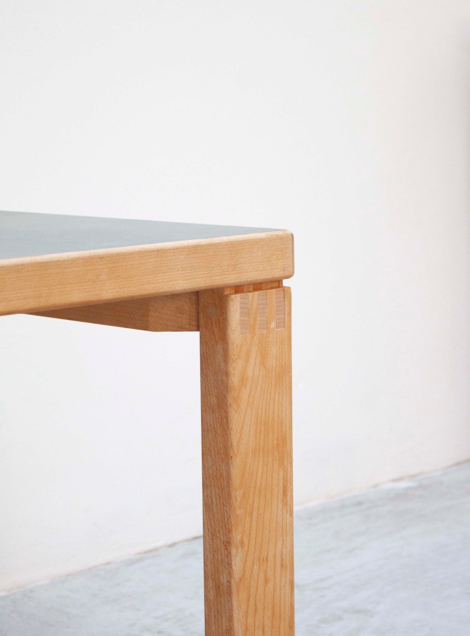 Danish Coffee Table with Grey Linoleum Table Top