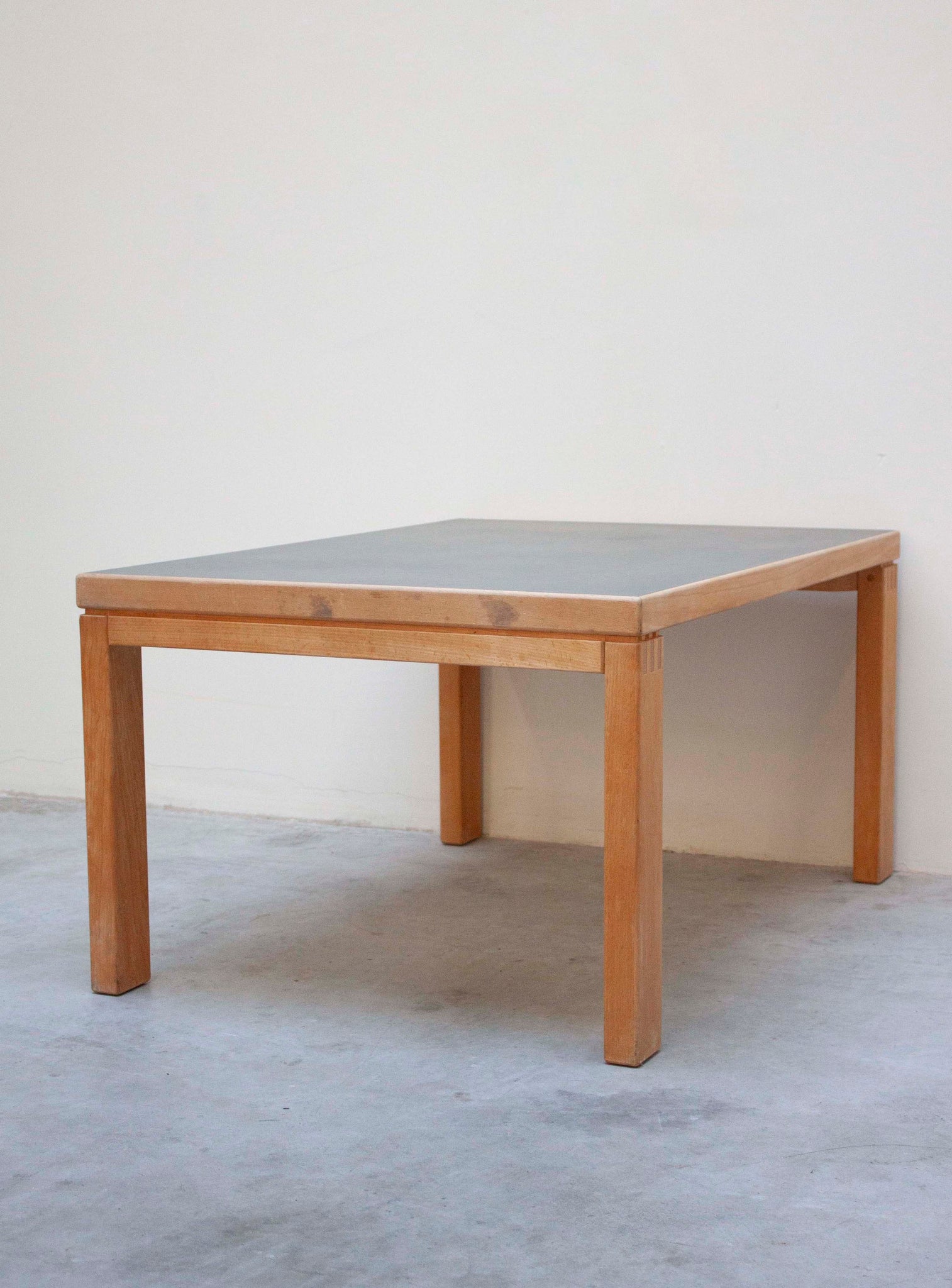 Danish Coffee Table with Grey Linoleum Table Top