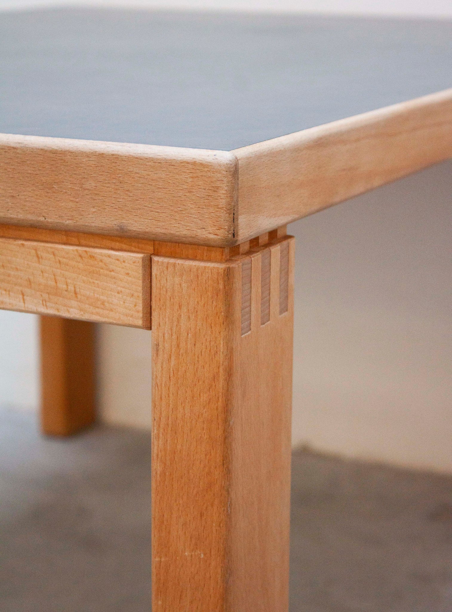 Danish Coffee Table with Grey Linoleum Table Top