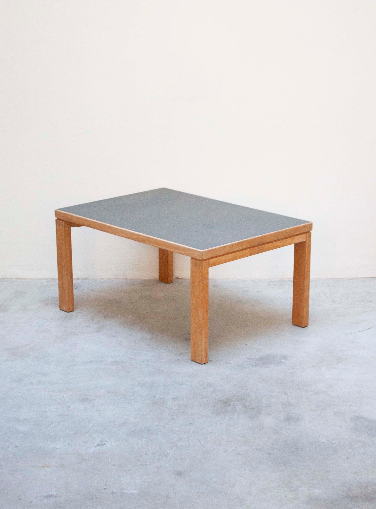 Danish Coffee Table with Grey Linoleum Table Top