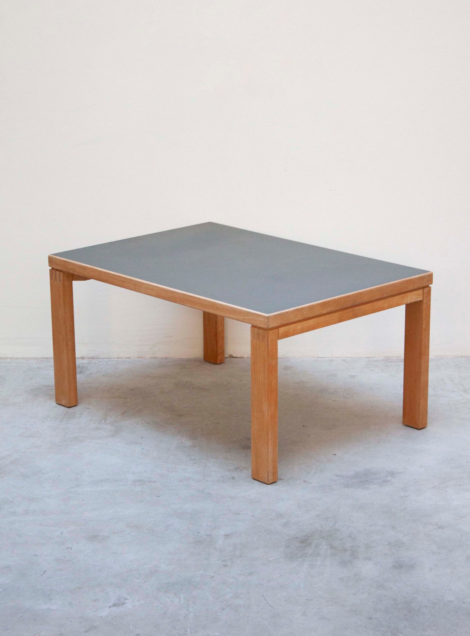 Danish Coffee Table with Grey Linoleum Table Top
