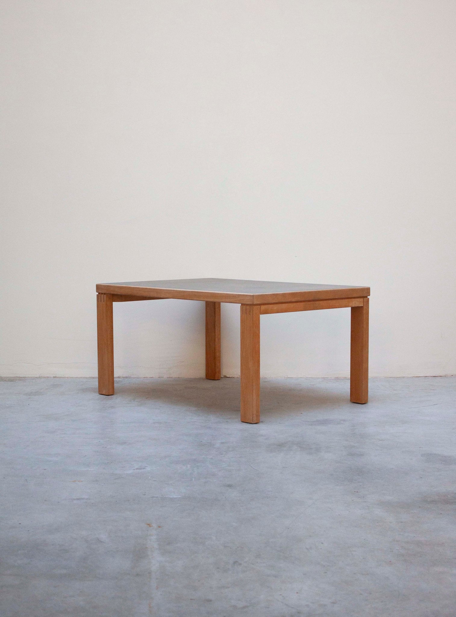 Danish Coffee Table with Grey Linoleum Table Top