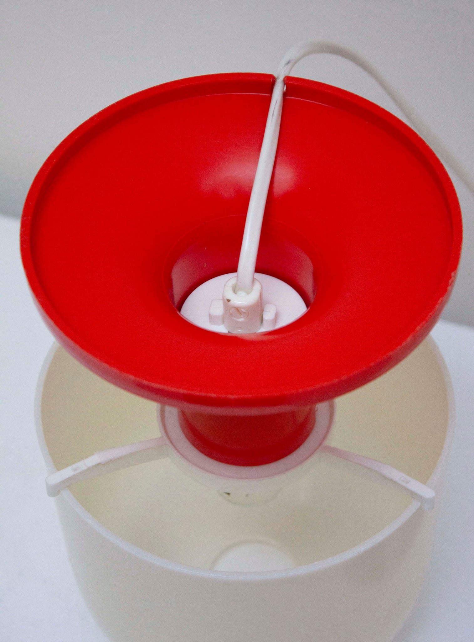 Space Age Mushroom Desk Lamp (Red)