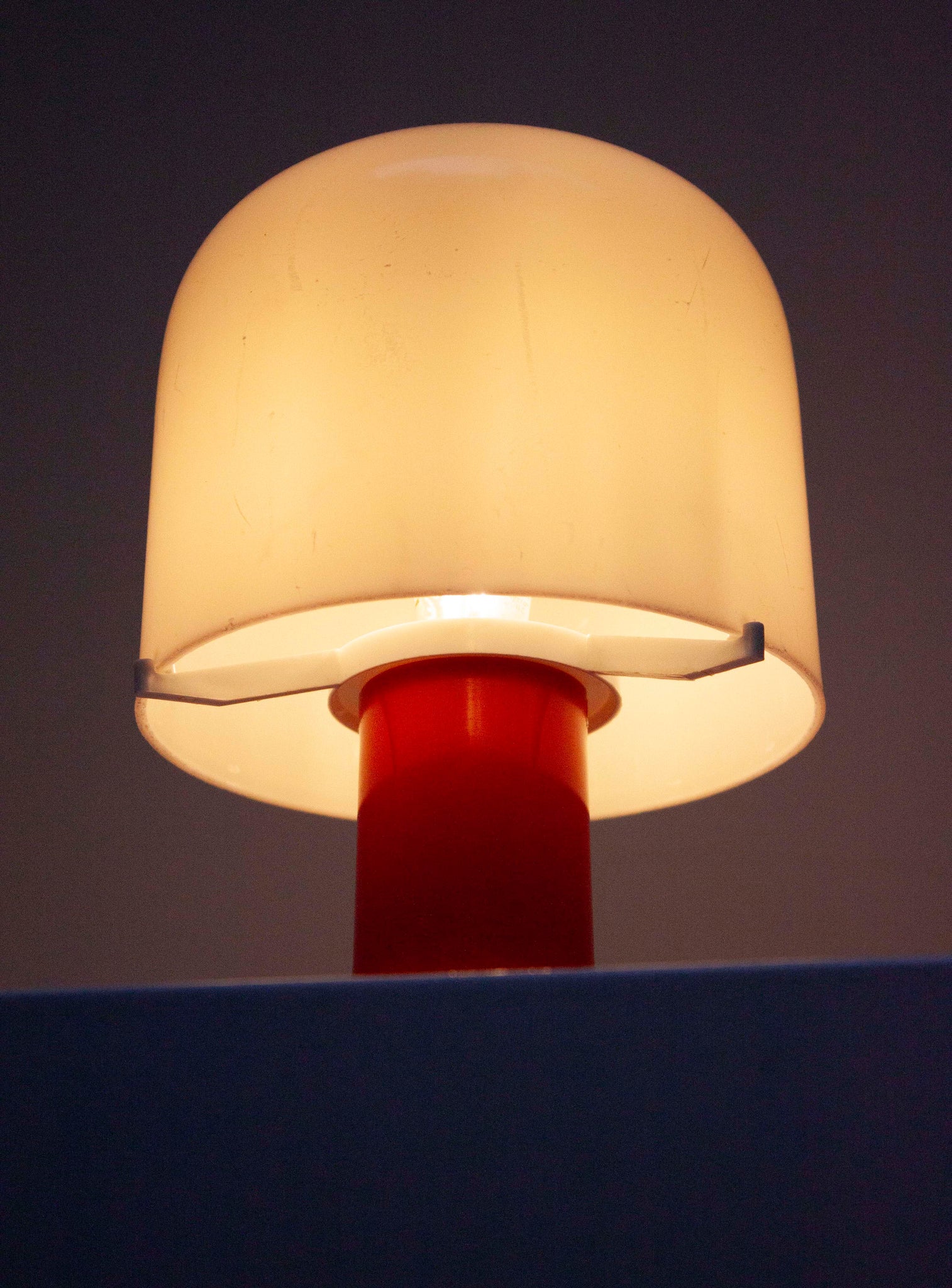 Space Age Mushroom Desk Lamp (Red)