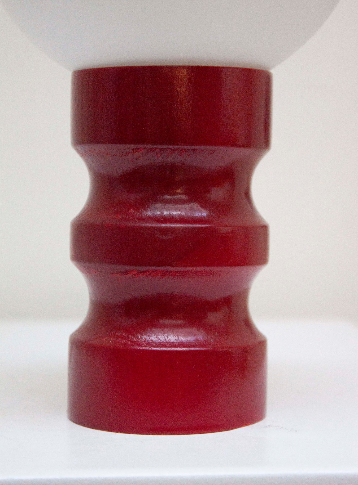 Sphere Desk Lamp (Burgundy)