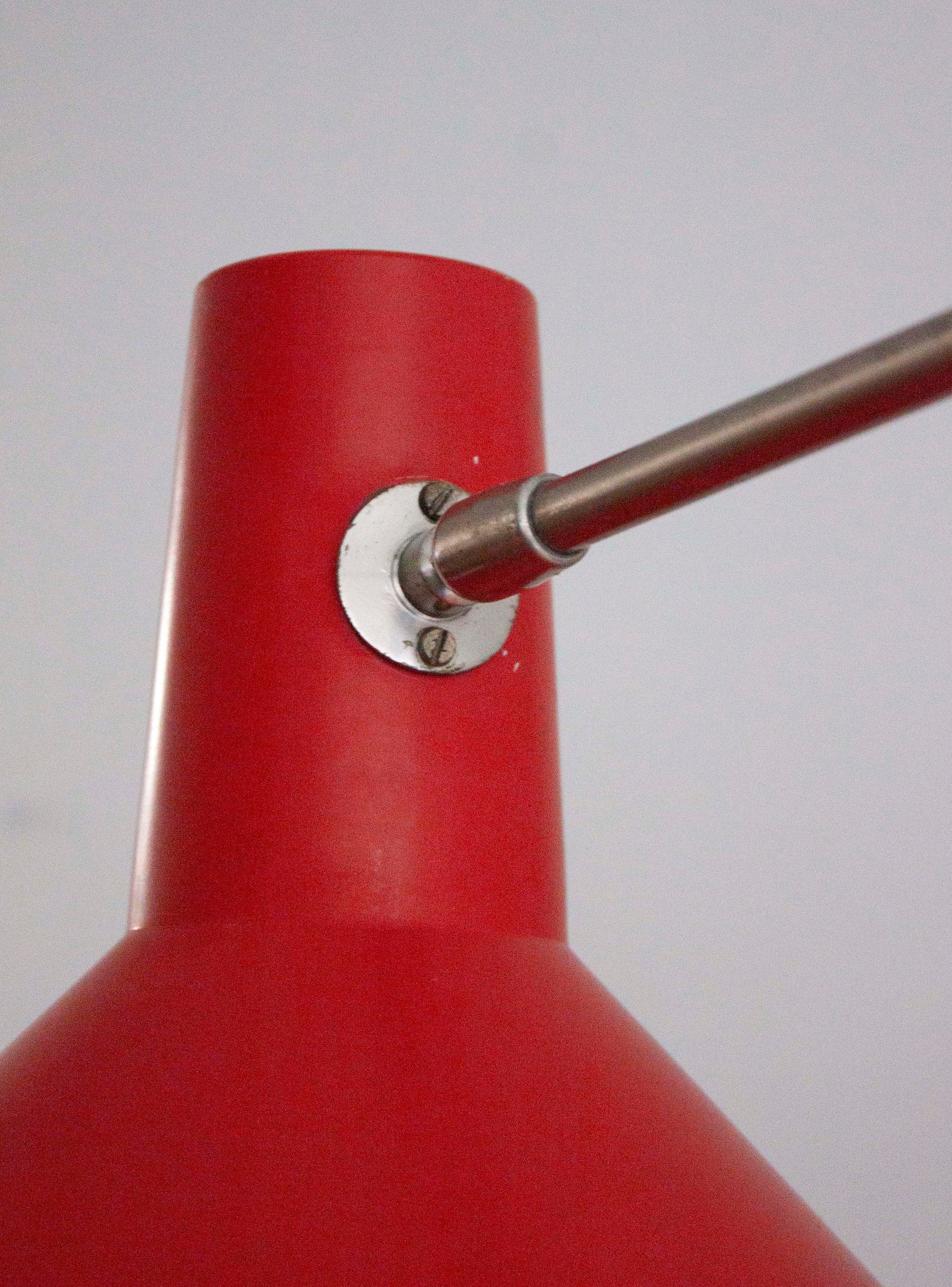 Anvia Elbow Wall Lamp by J.J.M. Hoogervorst (Red)