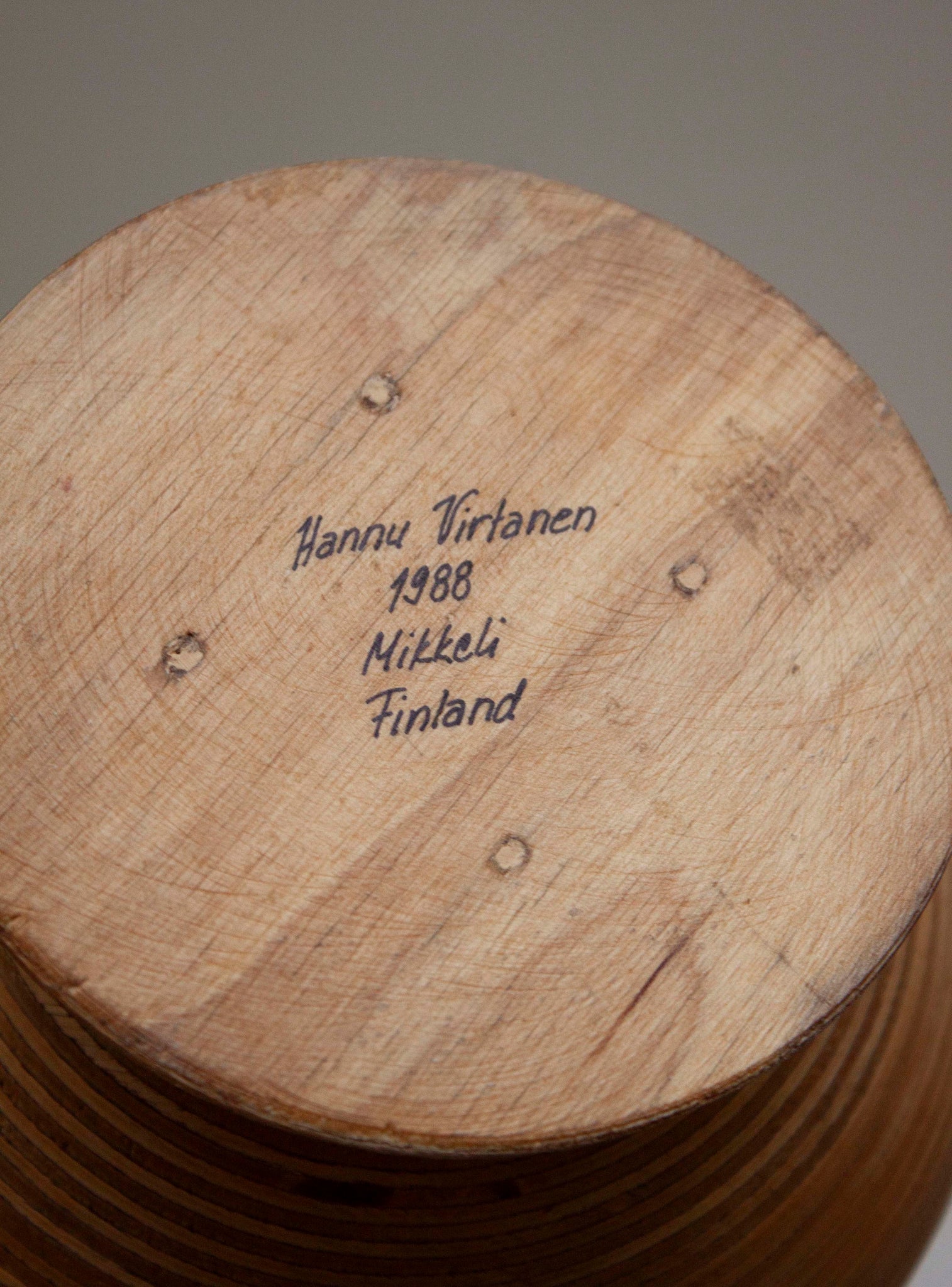 Finnish Handmade Wooden Bowl