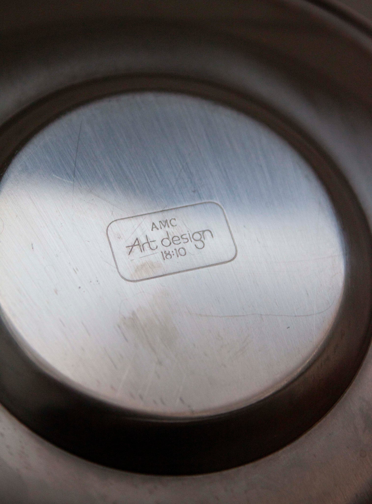 AMC Italy Stainless Steel Coffee Cups & Saucers