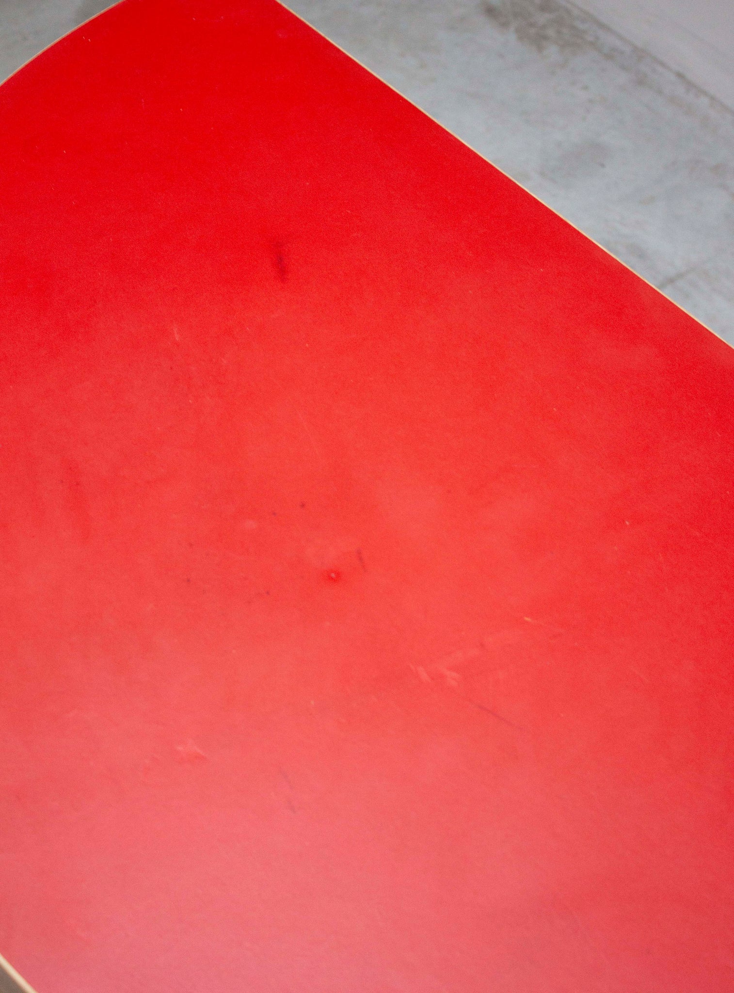 Artek 95 Half Round Dining Table by Alvar Aalto (Red)