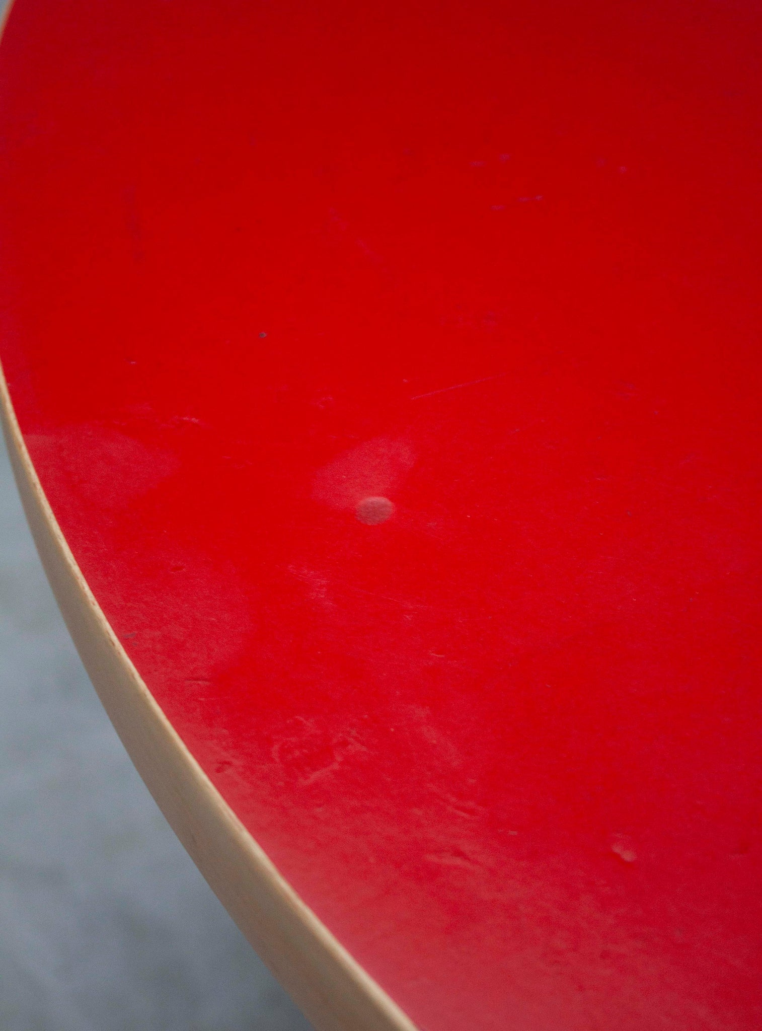 Artek 95 Half Round Dining Table by Alvar Aalto (Red)