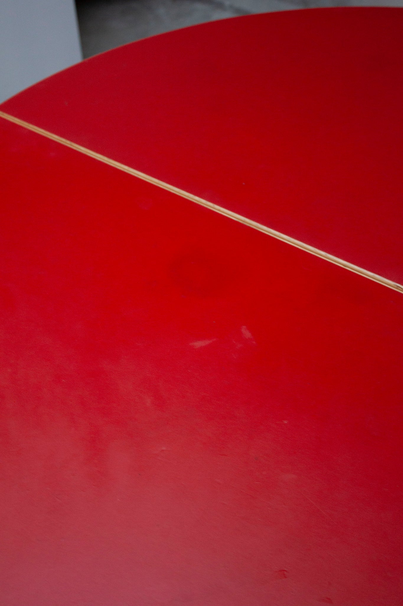 Artek 95 Half Round Dining Table by Alvar Aalto (Red)