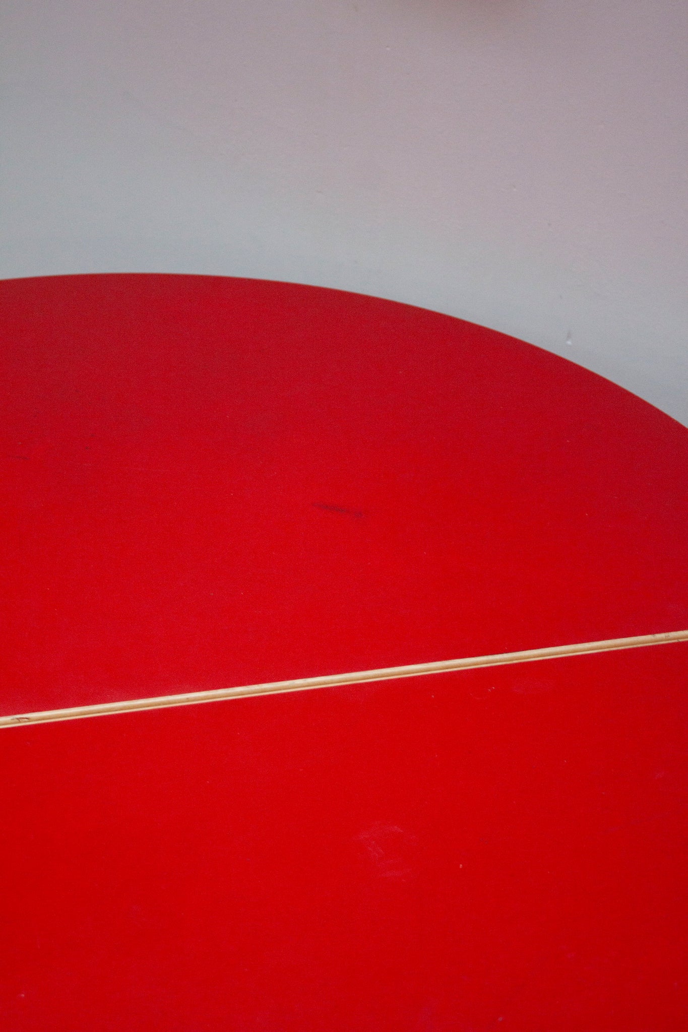 Artek 95 Half Round Dining Table by Alvar Aalto (Red)