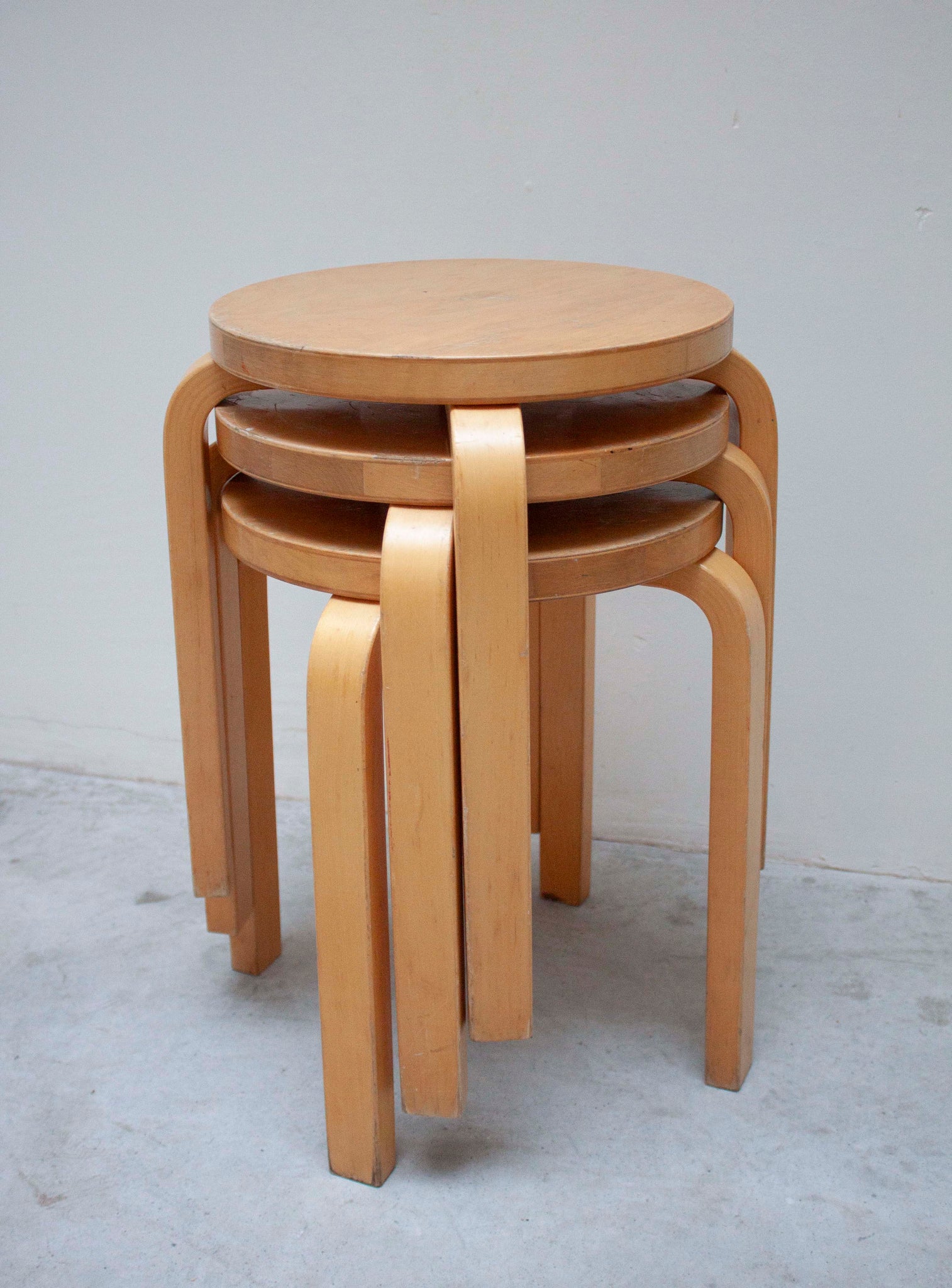 Artek E60 Stool by Alvar Aalto (Birch)