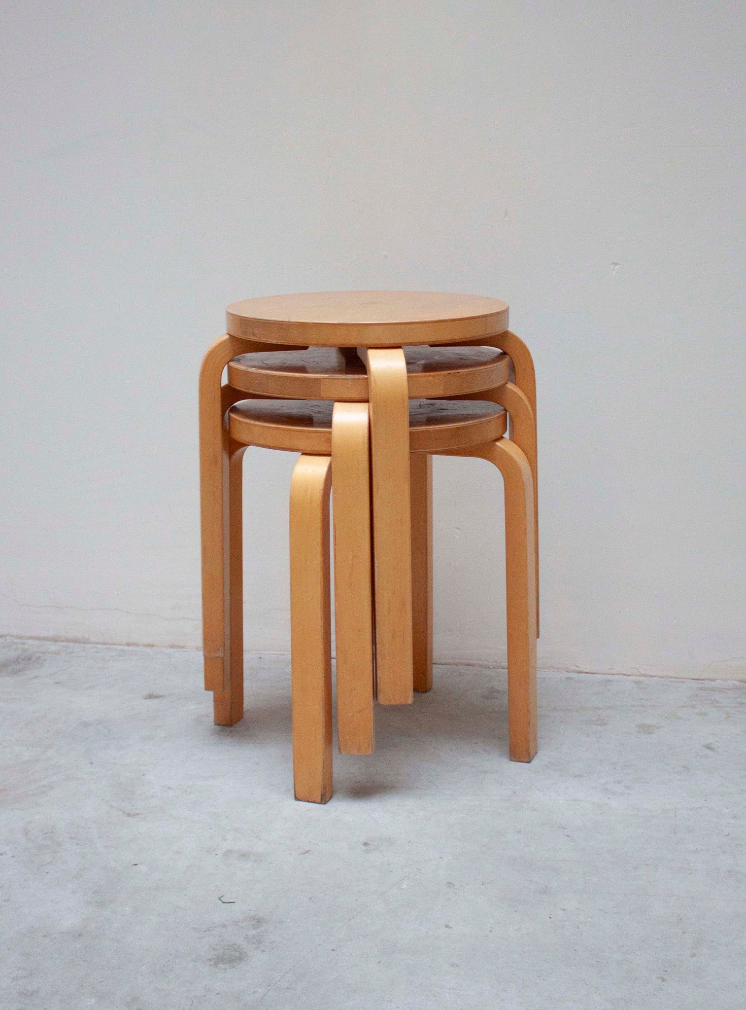 Artek E60 Stool by Alvar Aalto (Birch)