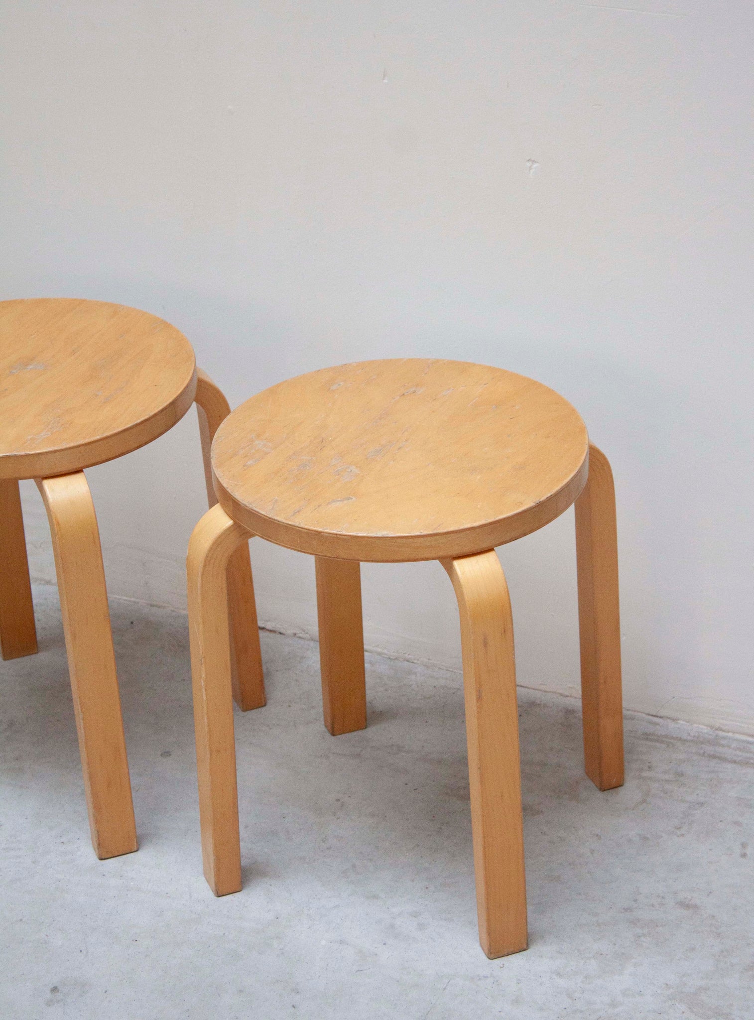 Artek E60 Stool by Alvar Aalto (Birch)