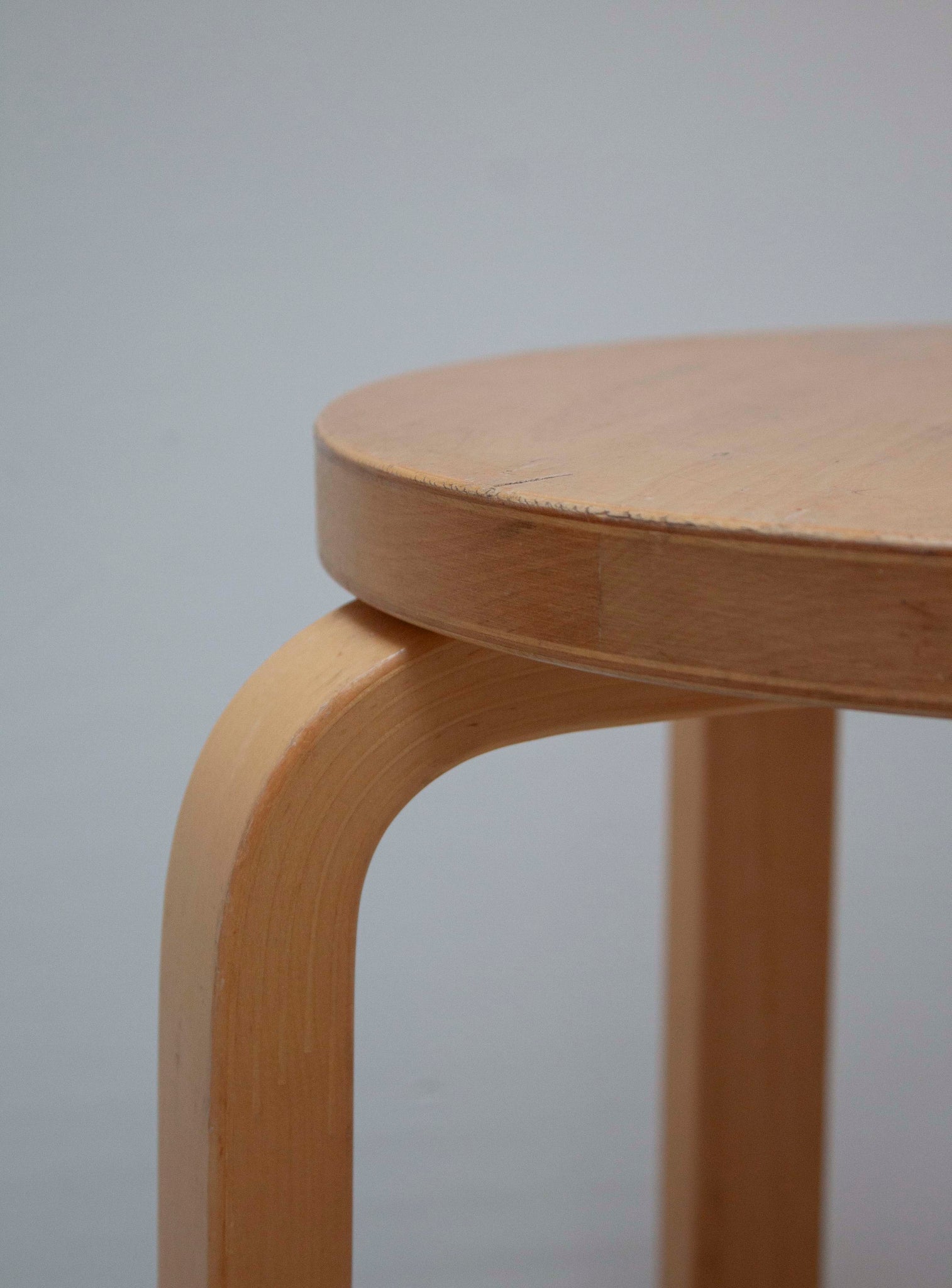Artek E60 Stool by Alvar Aalto (Birch)