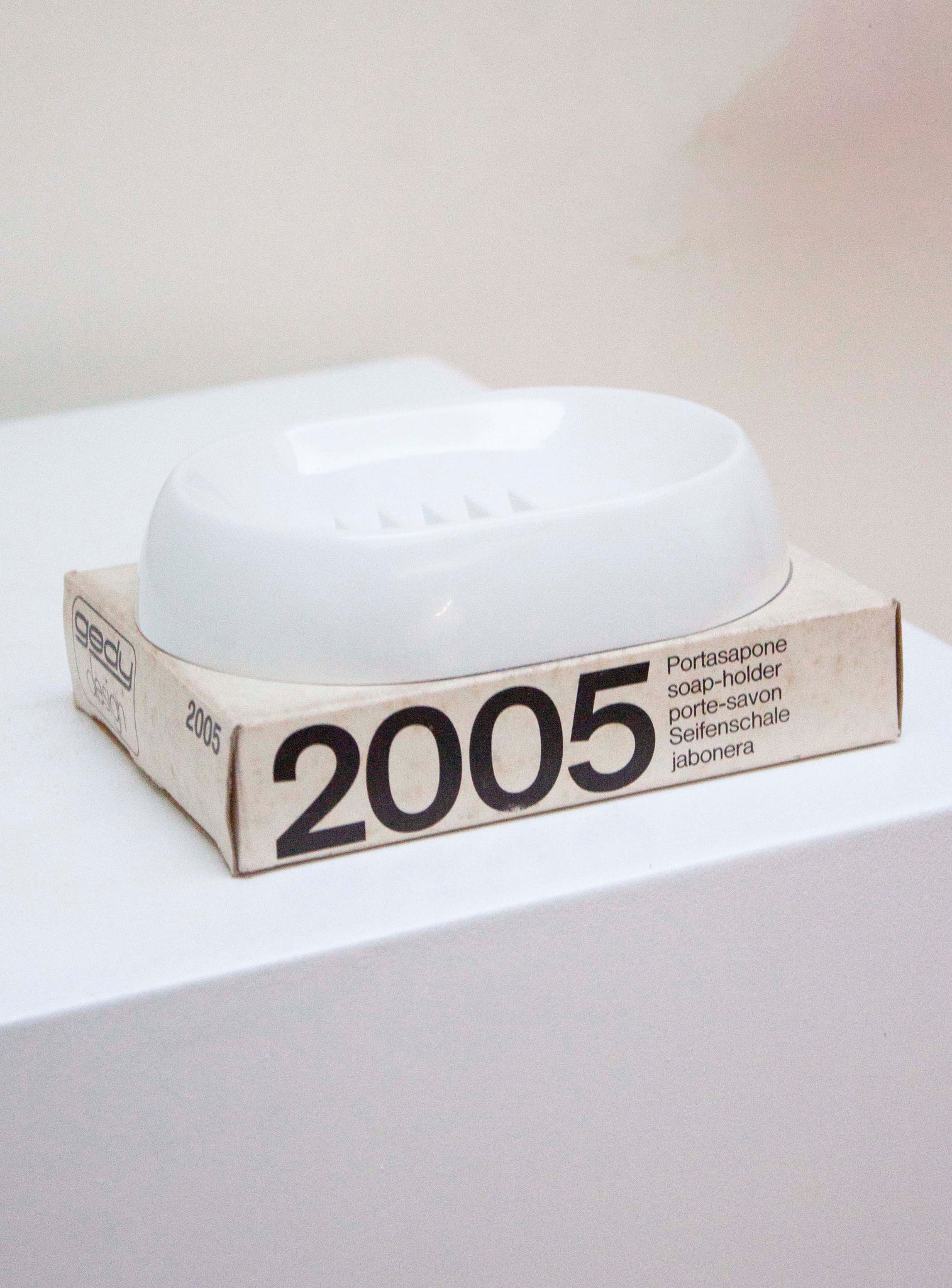 Gedy Soap Dish by Makio Hasuike (White)