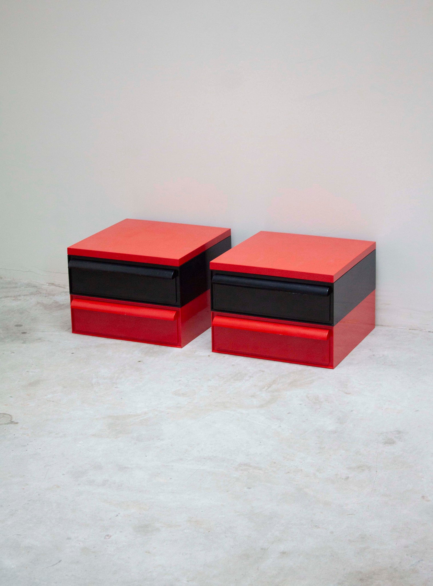 Kartell Chest of Drawers by Simon Fussell (Red/Black)