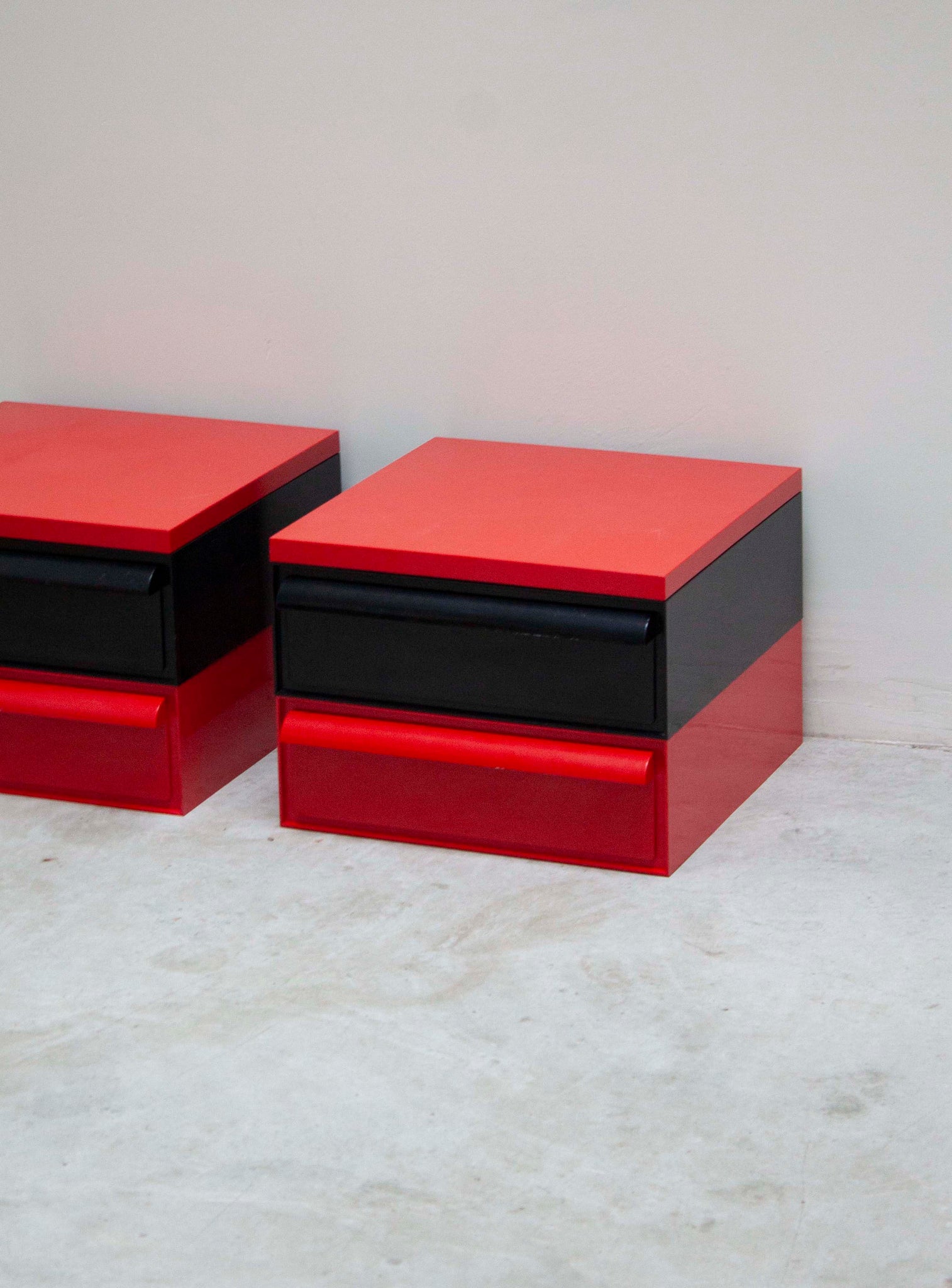 Kartell Chest of Drawers by Simon Fussell (Red/Black)