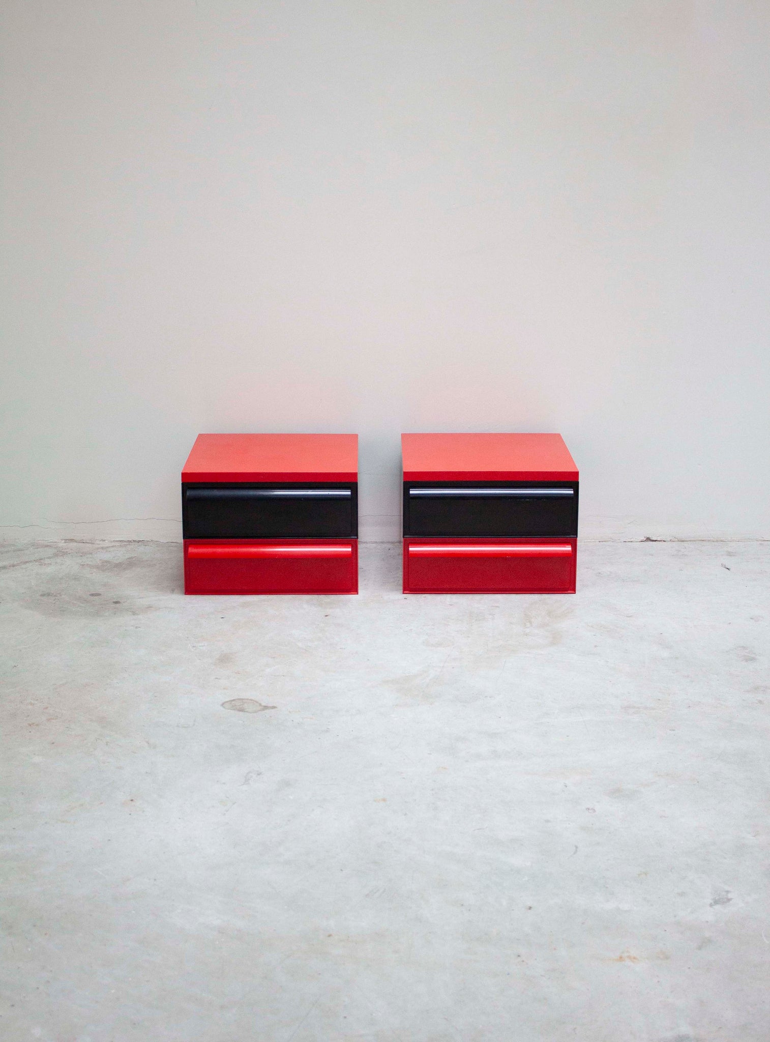 Kartell Chest of Drawers by Simon Fussell (Red/Black)
