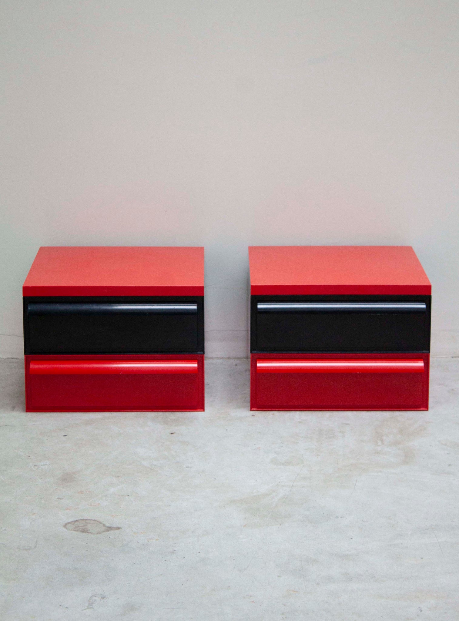 Kartell Chest of Drawers by Simon Fussell (Red/Black)