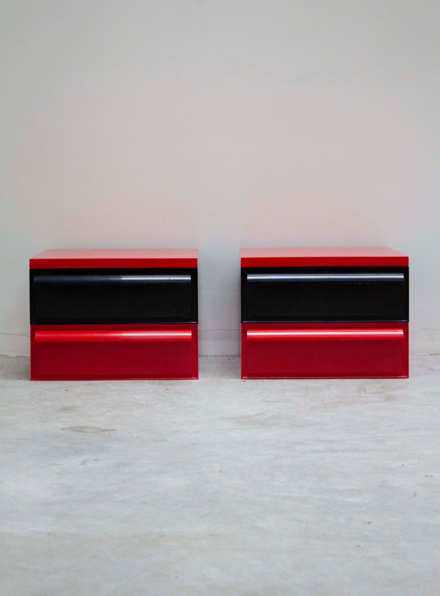 Kartell Chest of Drawers by Simon Fussell (Red/Black)