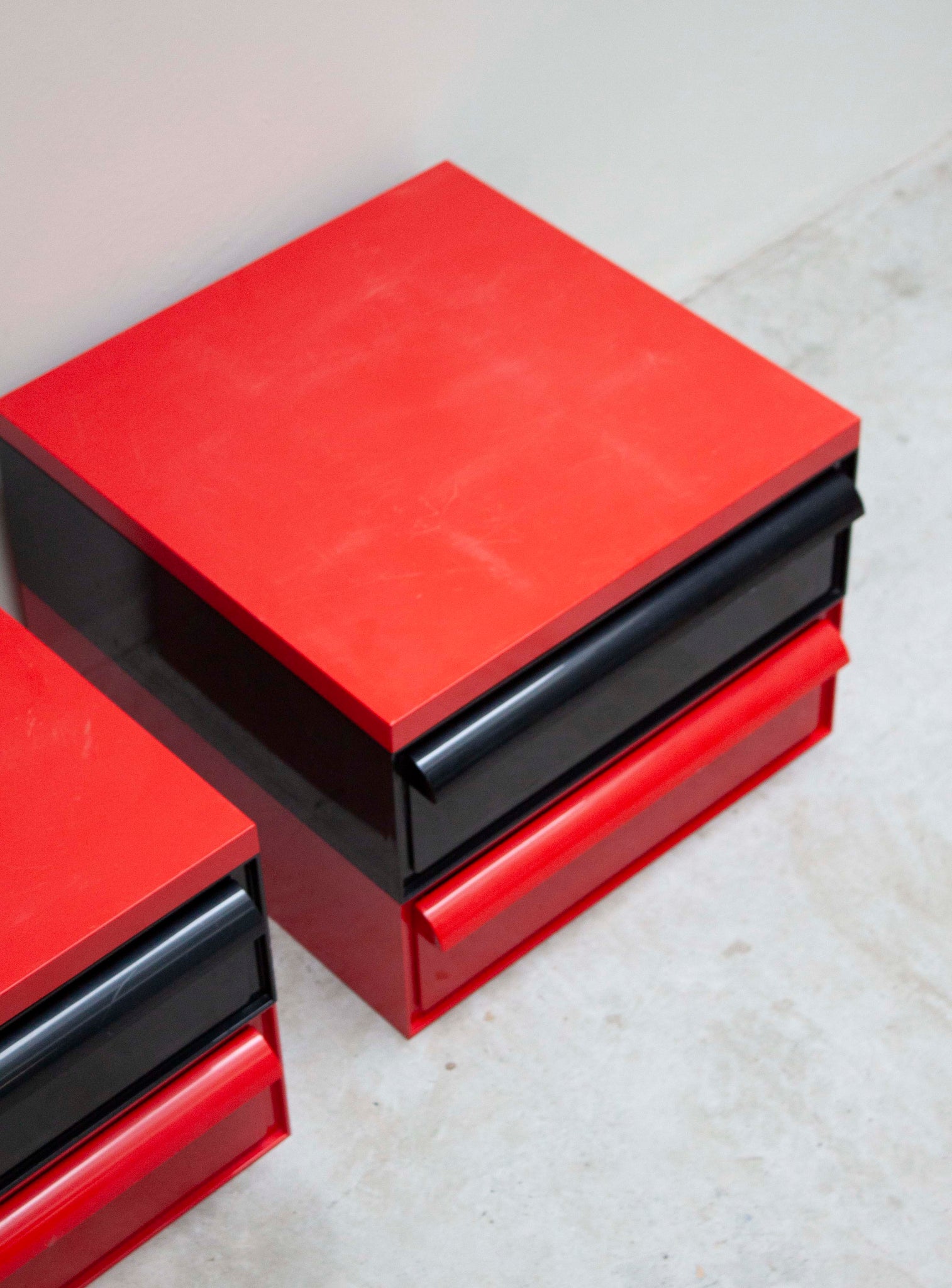 Kartell Chest of Drawers by Simon Fussell (Red/Black)