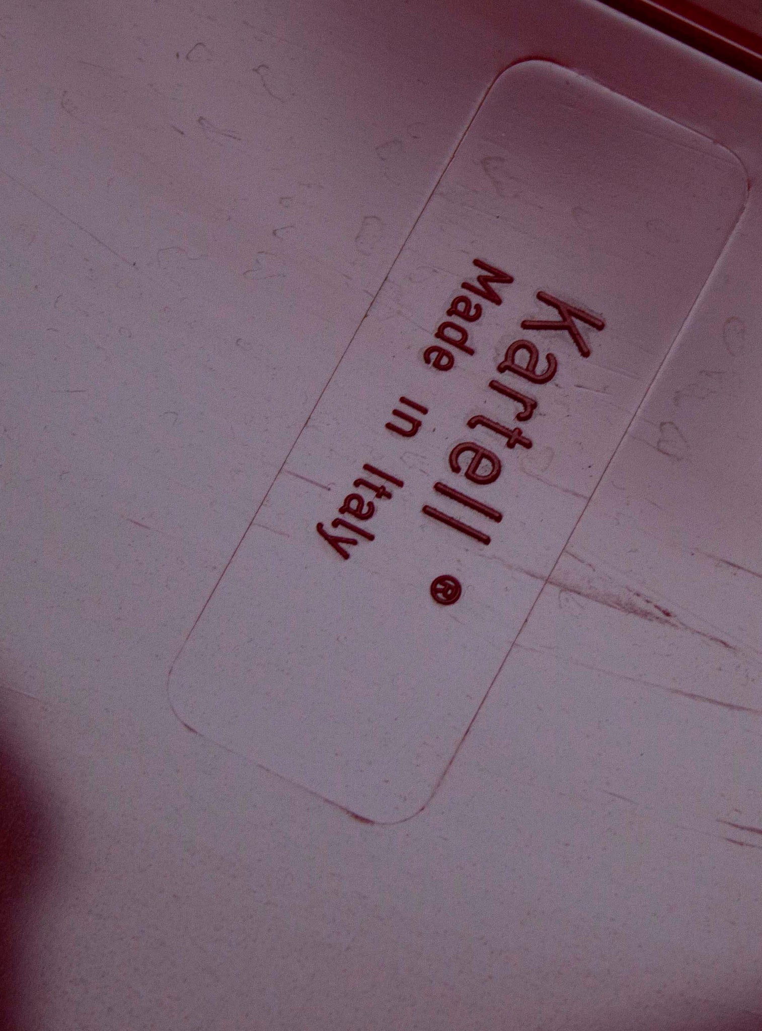 Kartell Chest of Drawers by Simon Fussell (Red/Black)