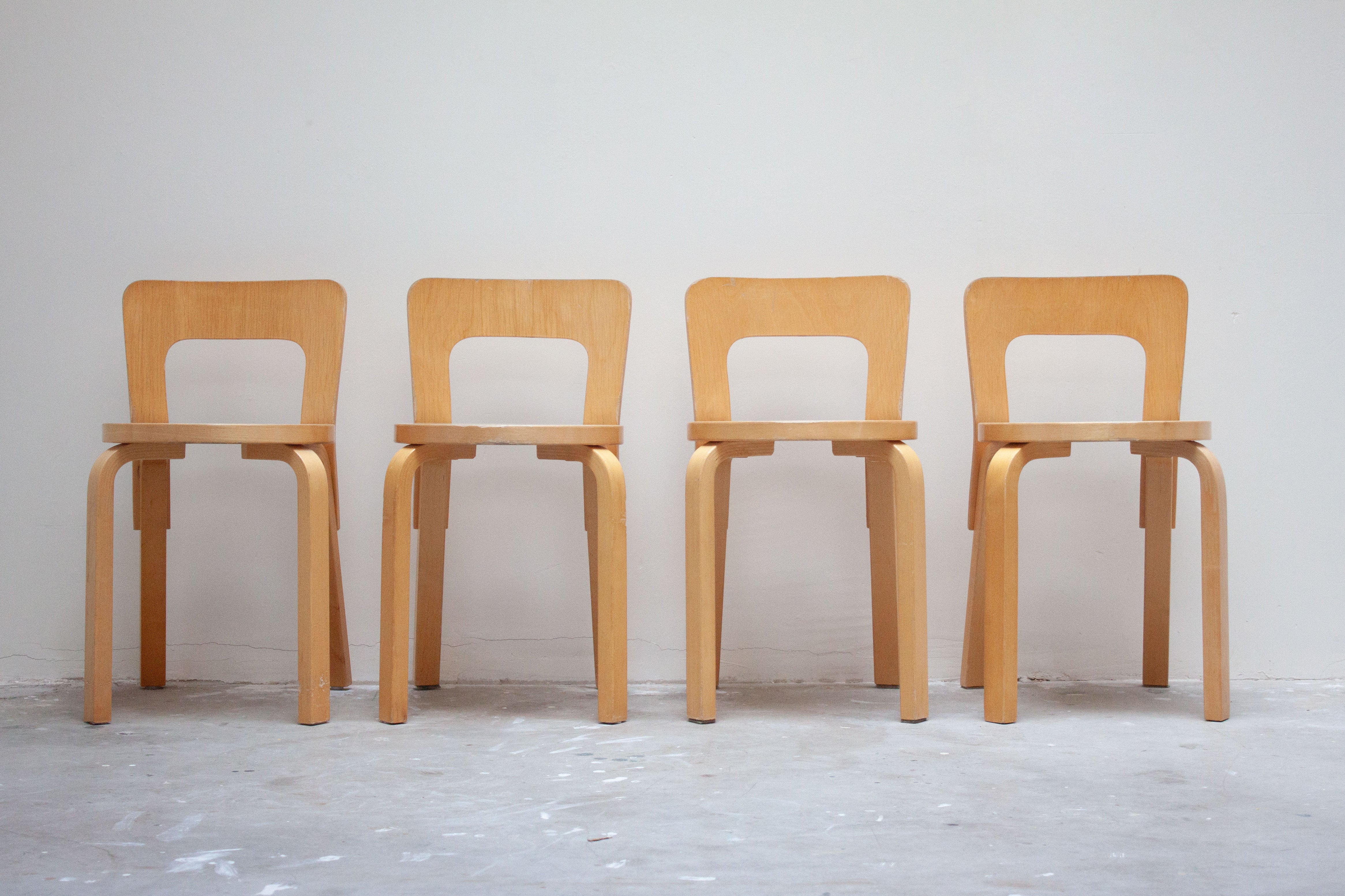 Artek Model 65 Chair by Alvar Aalto (Beige) – JUKI AMSTERDAM