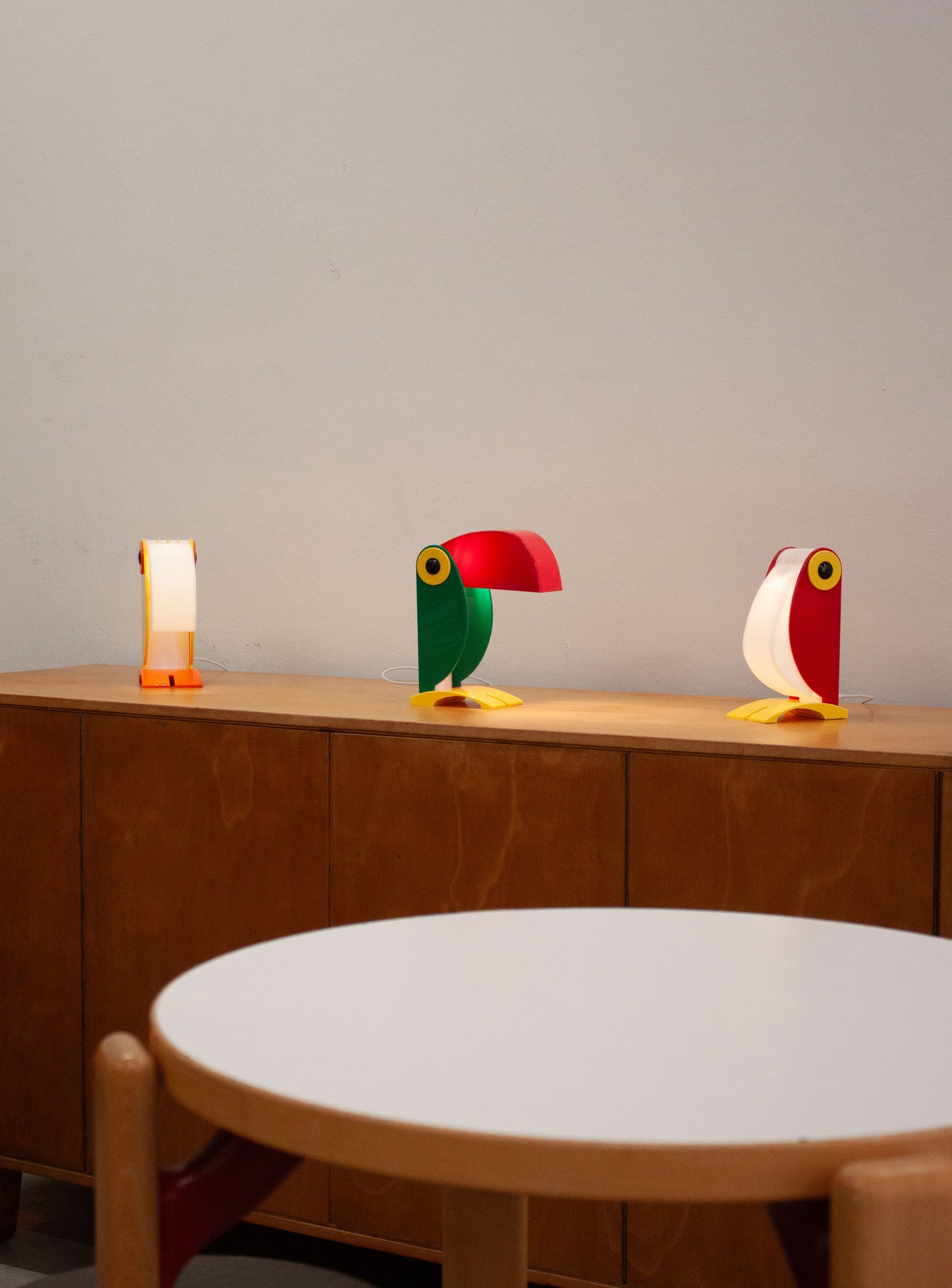 Linea Zero Toucan Desk Lamp by Enea Ferrari (Yellow)