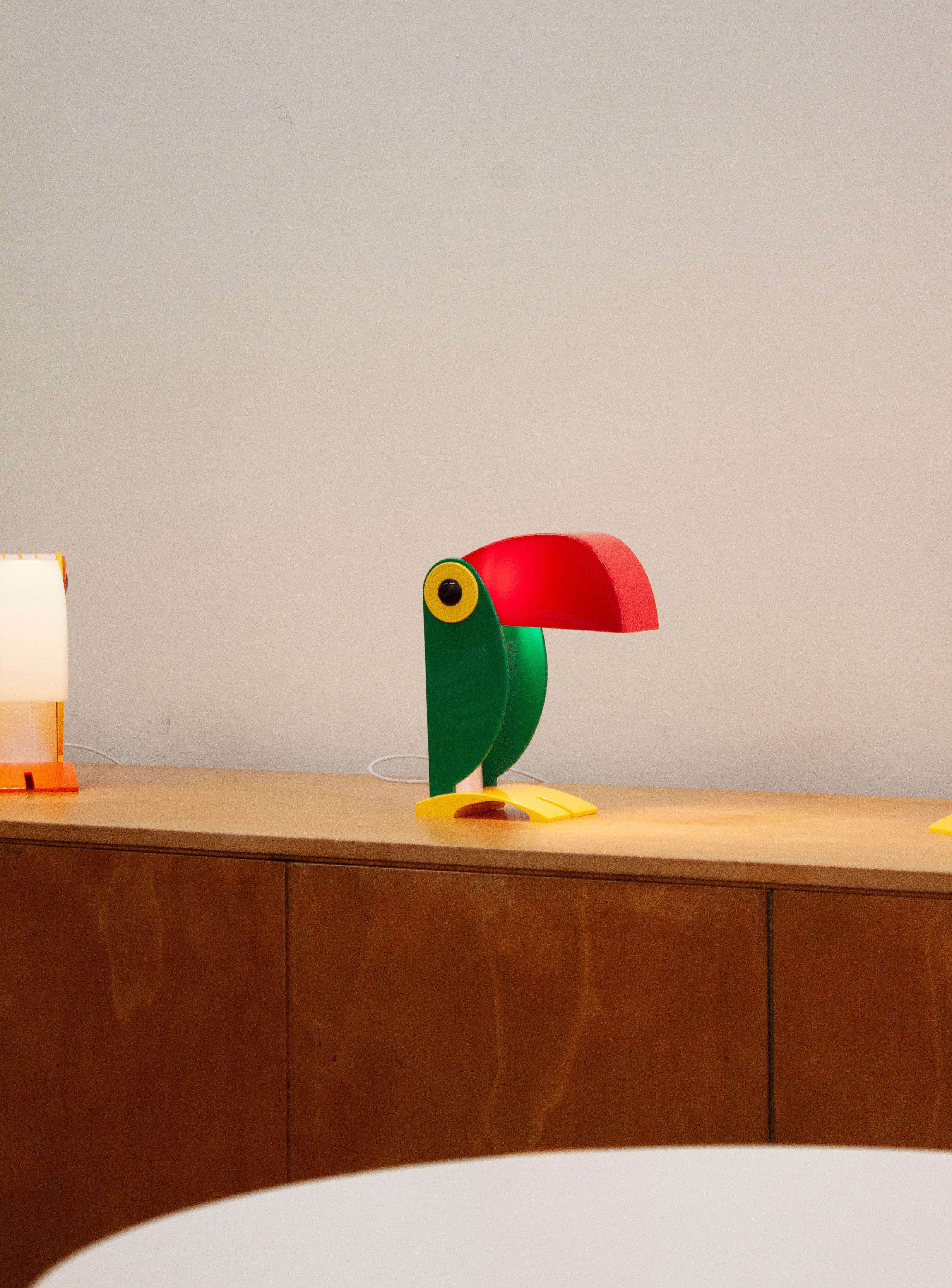 フロアスタンド Timer Ferrari Toucan lamp Italy 1968 1968 Yellow Toucan Table Lamp by Old Timer Ferrari, Italy