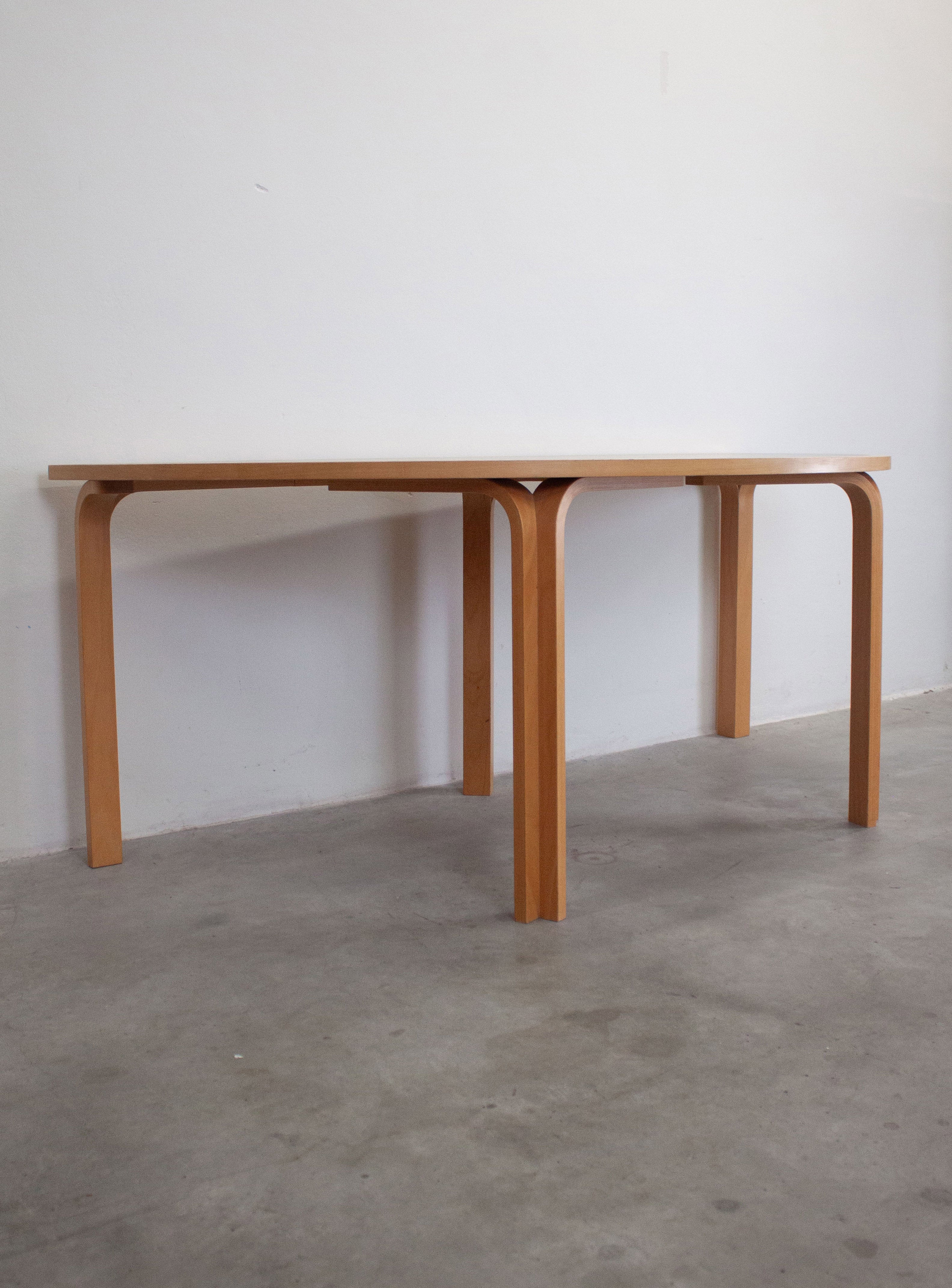 Magnus Olesen Half Round Dining Table by Rud Thygesen & Johnny