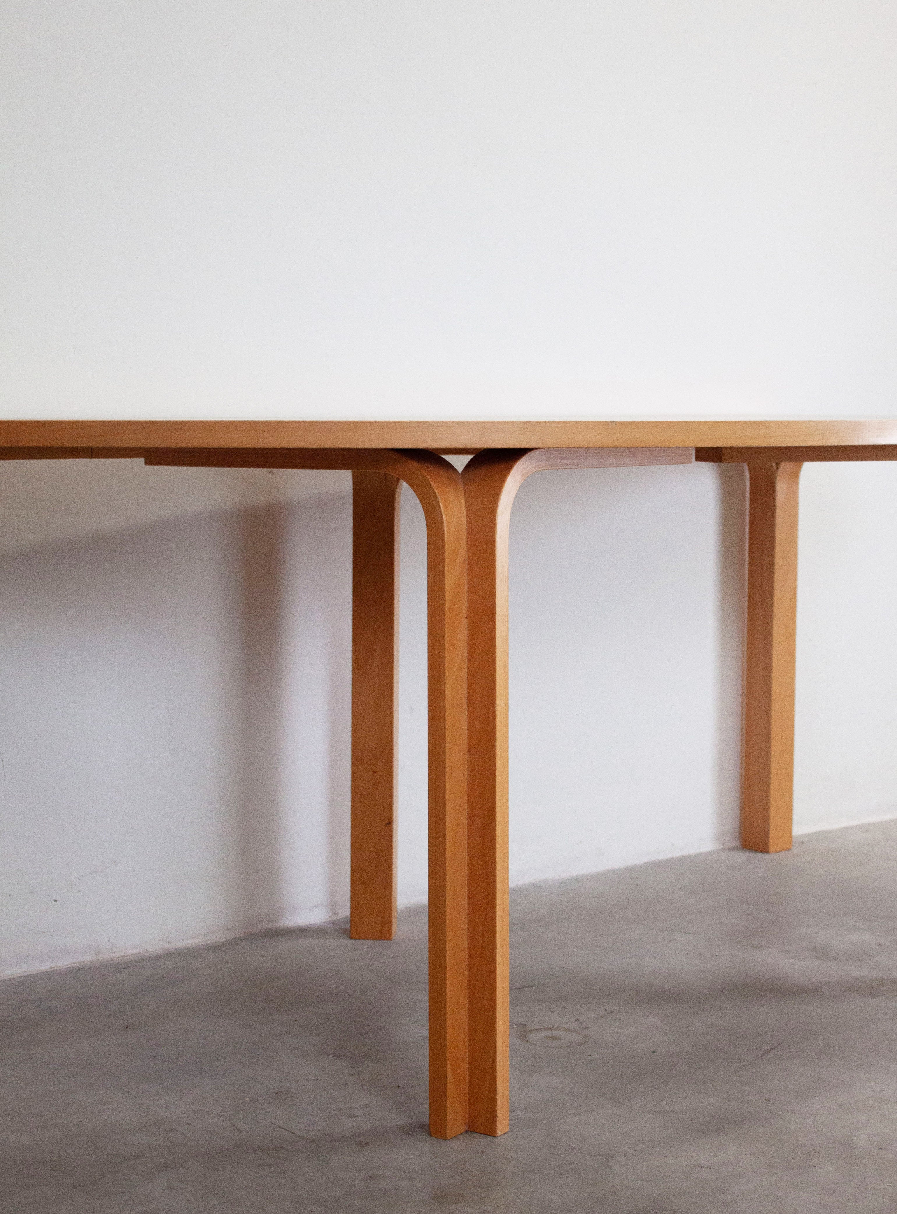 Magnus Olesen Half Round Dining Table by Rud Thygesen & Johnny
