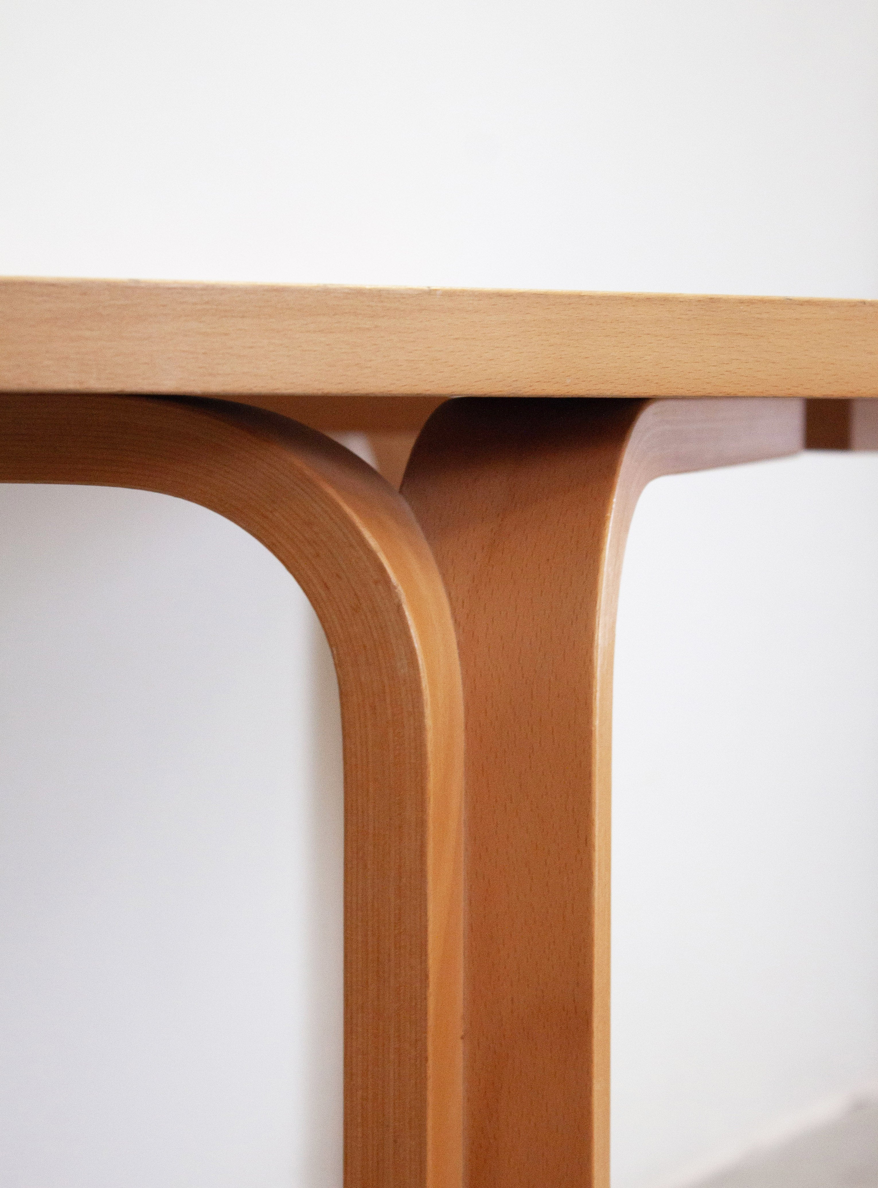Magnus Olesen Half Round Dining Table by Rud Thygesen & Johnny