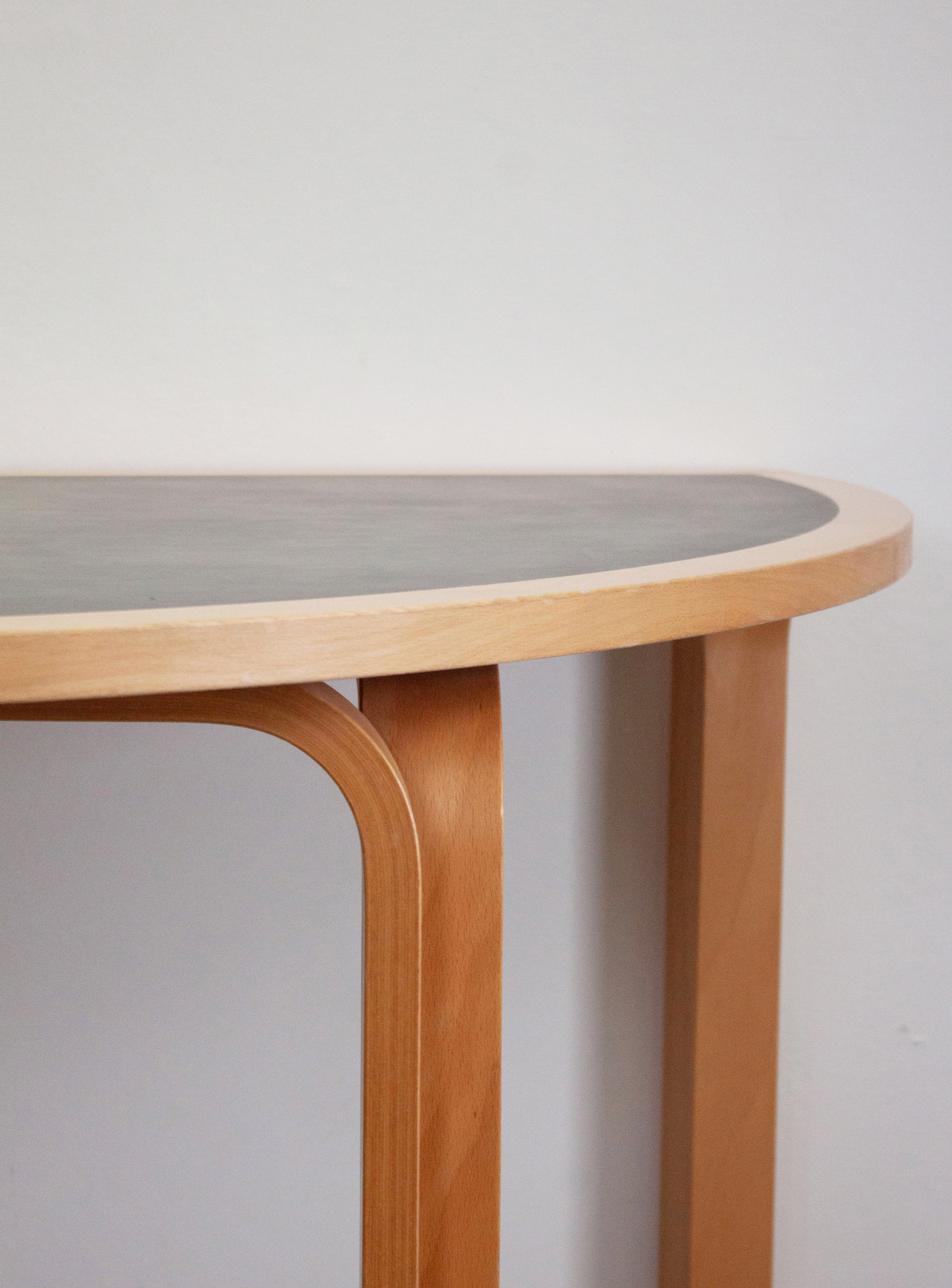 Magnus Olesen Half Round Dining Table by Rud Thygesen & Johnny