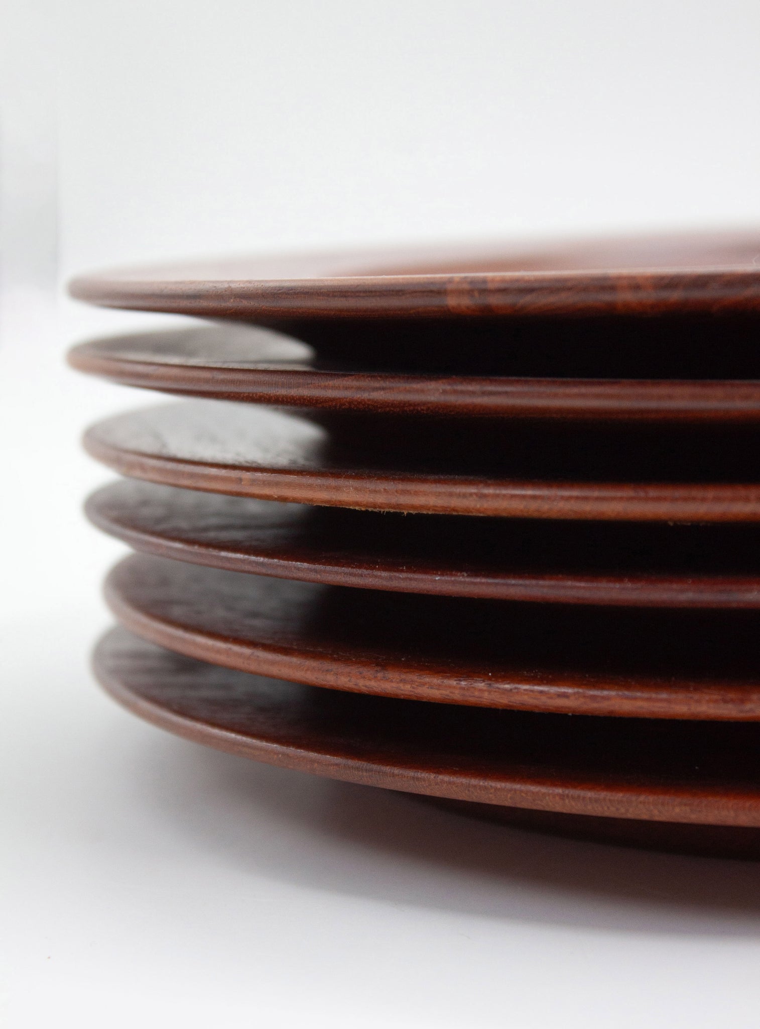 Wiggers Solid Teak Plates (Set of 6)