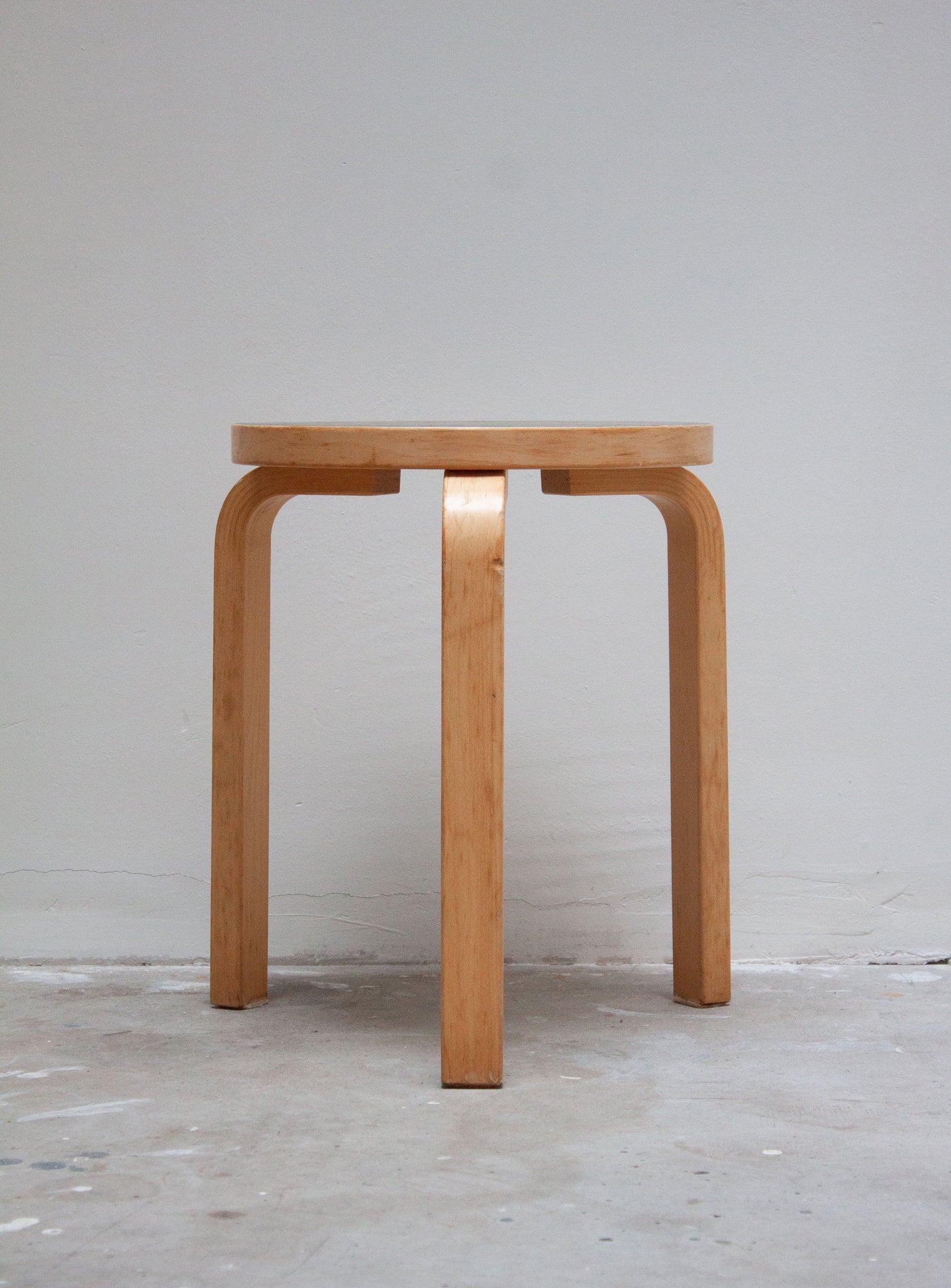Artek Model 60 Stool by Alvar Aalto (Black)