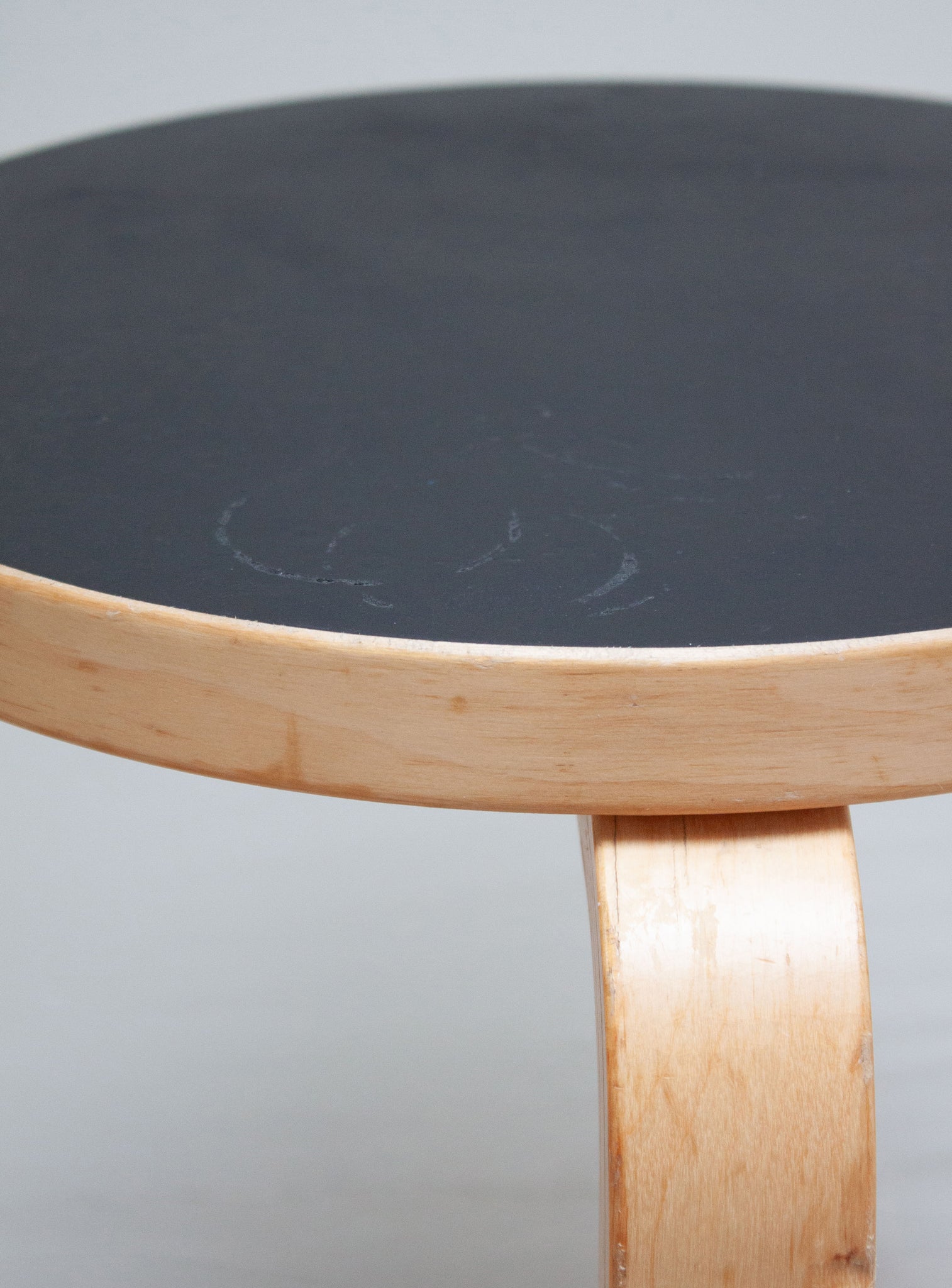 Artek Model 60 Stool by Alvar Aalto (Black)