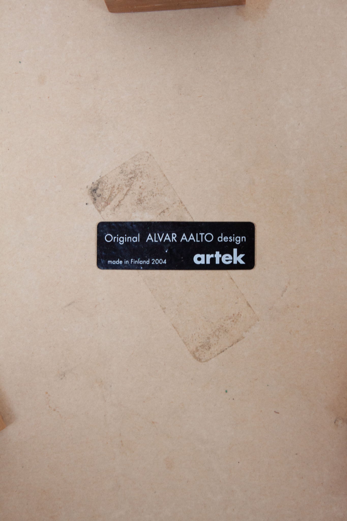 Artek Model 60 Stool by Alvar Aalto (Black)