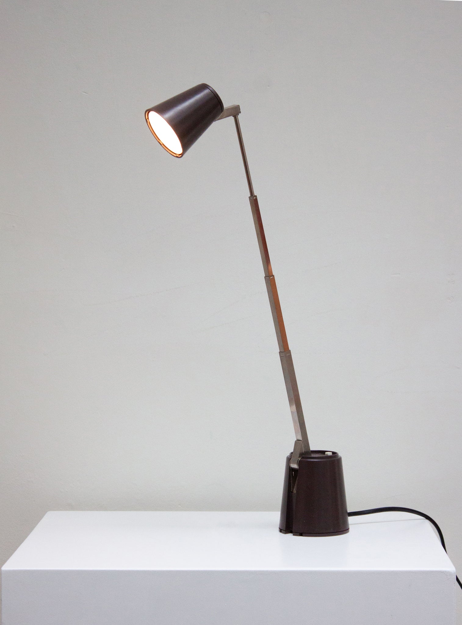 Lampette Telescopic Desk Lamp by Koch Creations (Brown)
