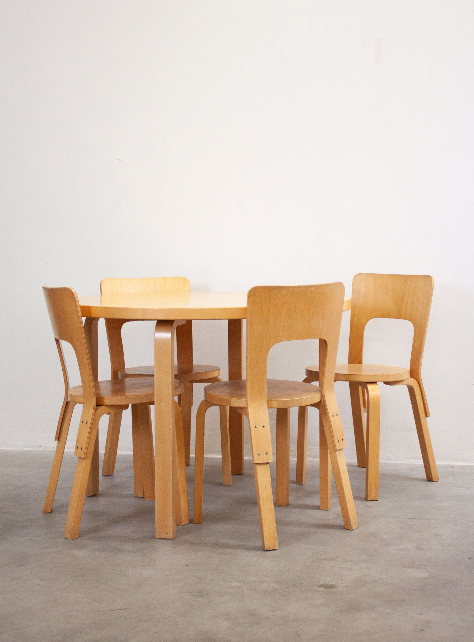 Artek Model 66 Chairs by Alvar Aalto