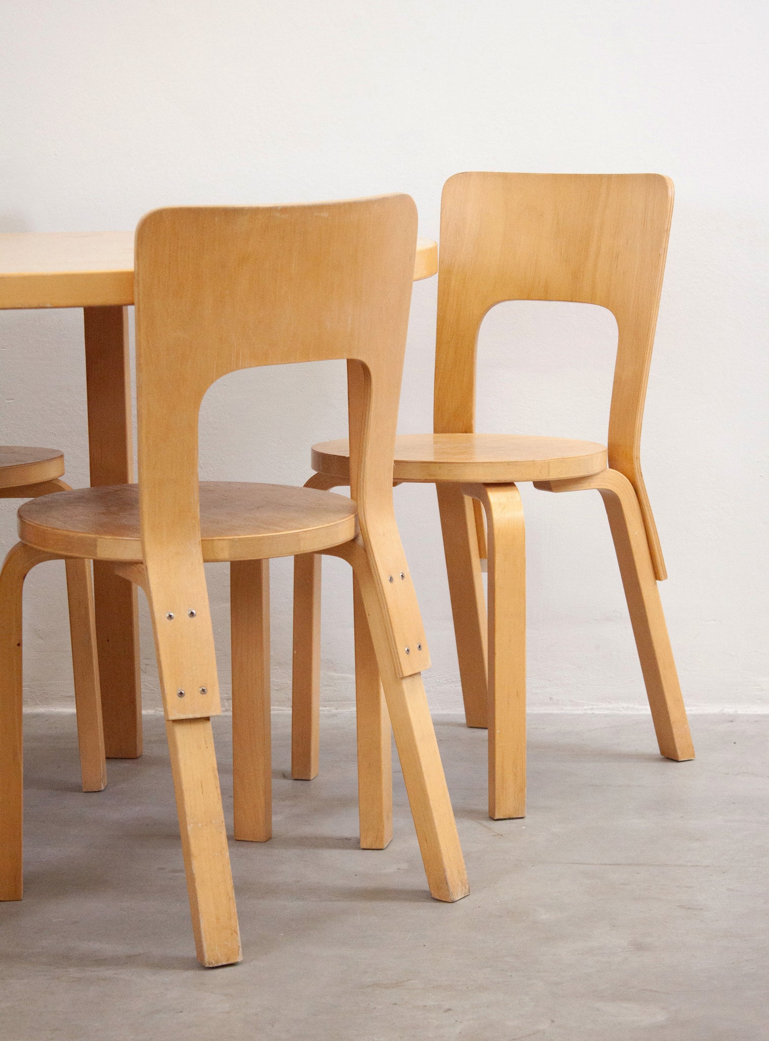 Artek Model 66 Chairs by Alvar Aalto