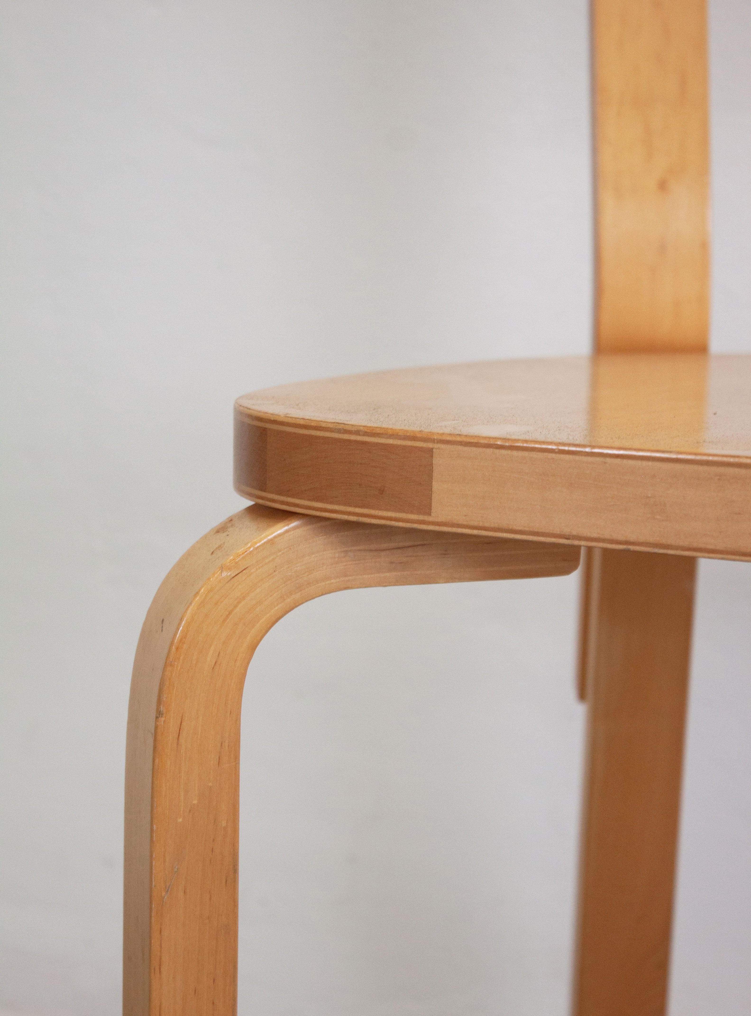 Artek Model 69 Chairs by Alvar Aalto (Birch) – JUKI AMSTERDAM
