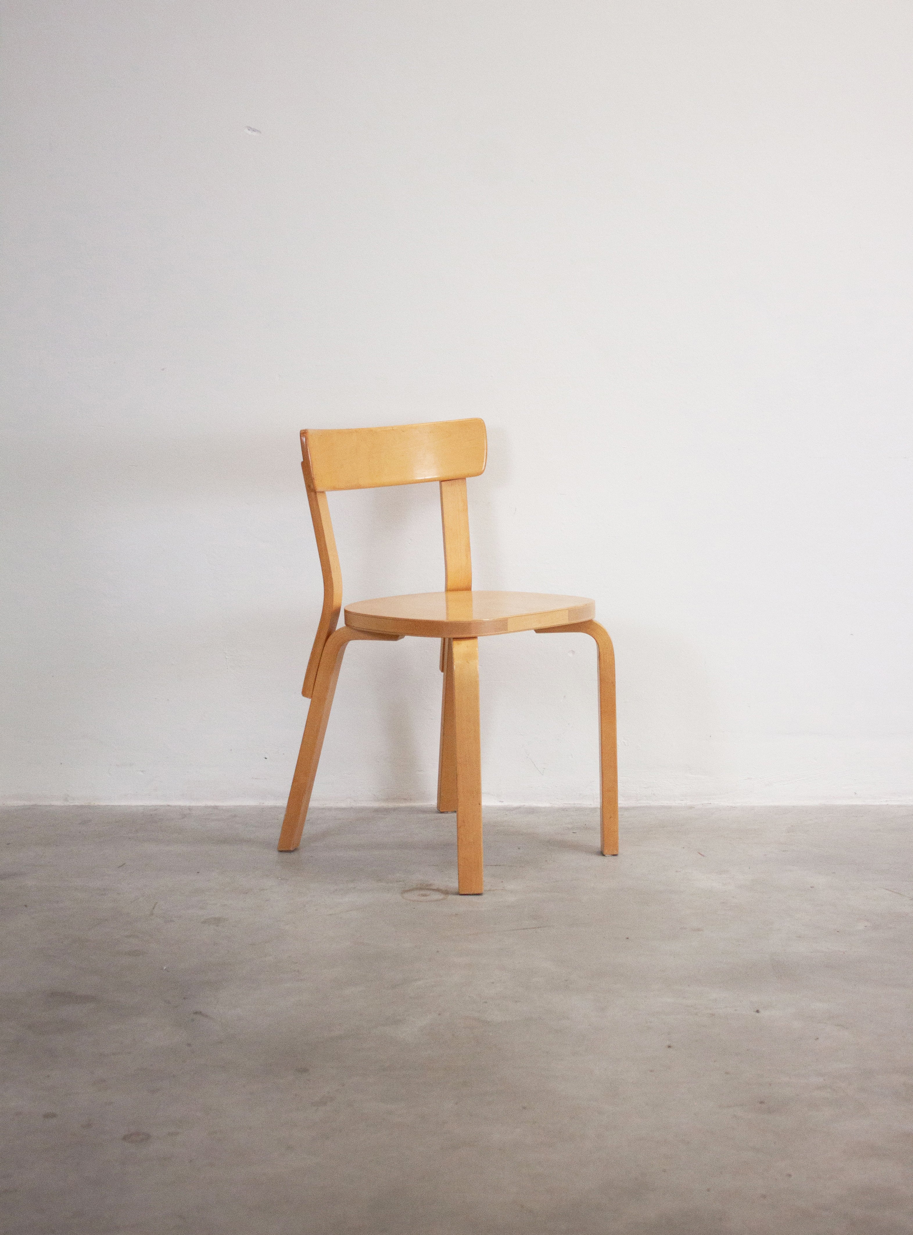 Artek Model 69 Chairs by Alvar Aalto (Birch) – JUKI AMSTERDAM