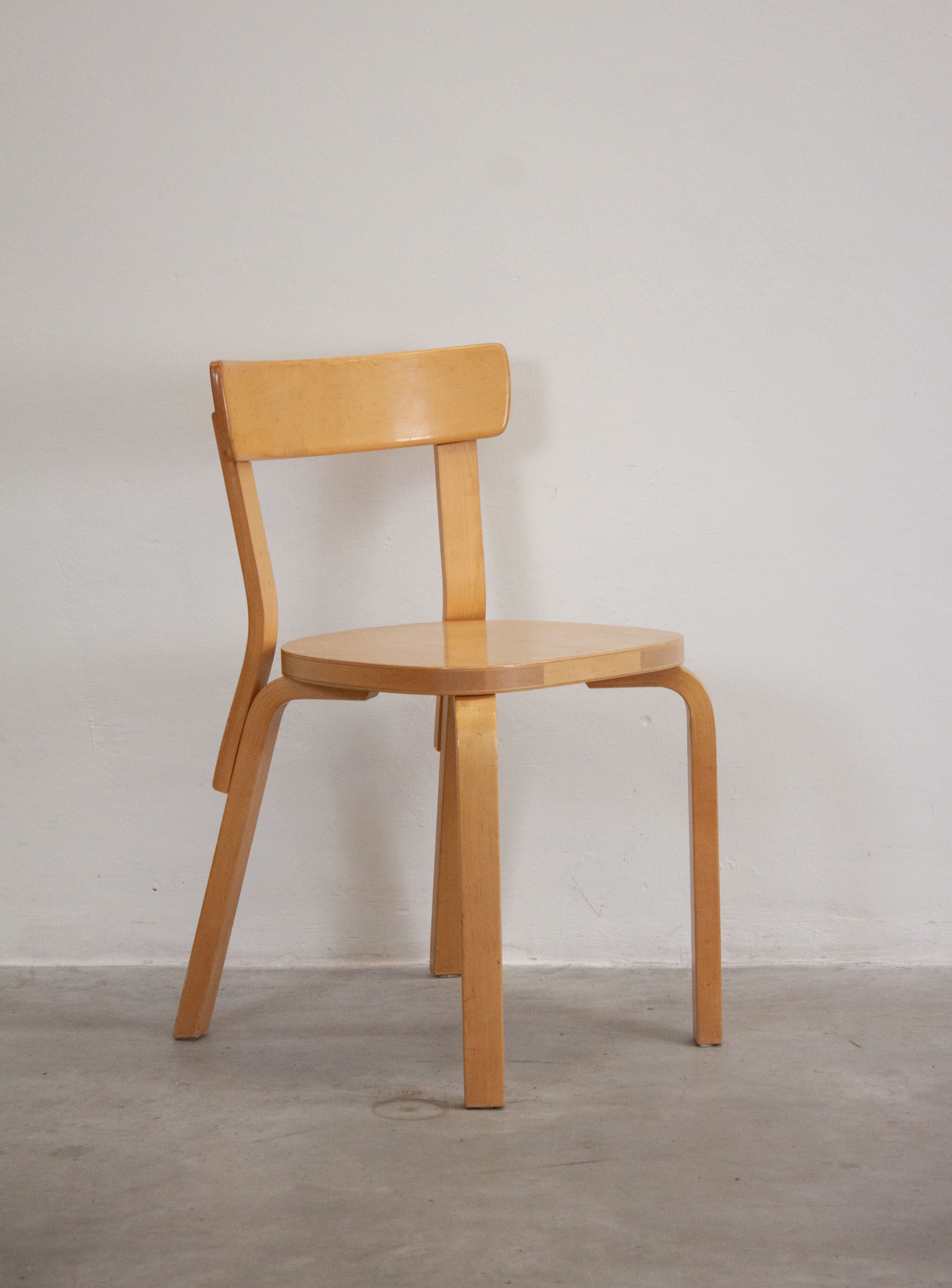Artek Model 69 Chairs by Alvar Aalto (Birch) – JUKI AMSTERDAM