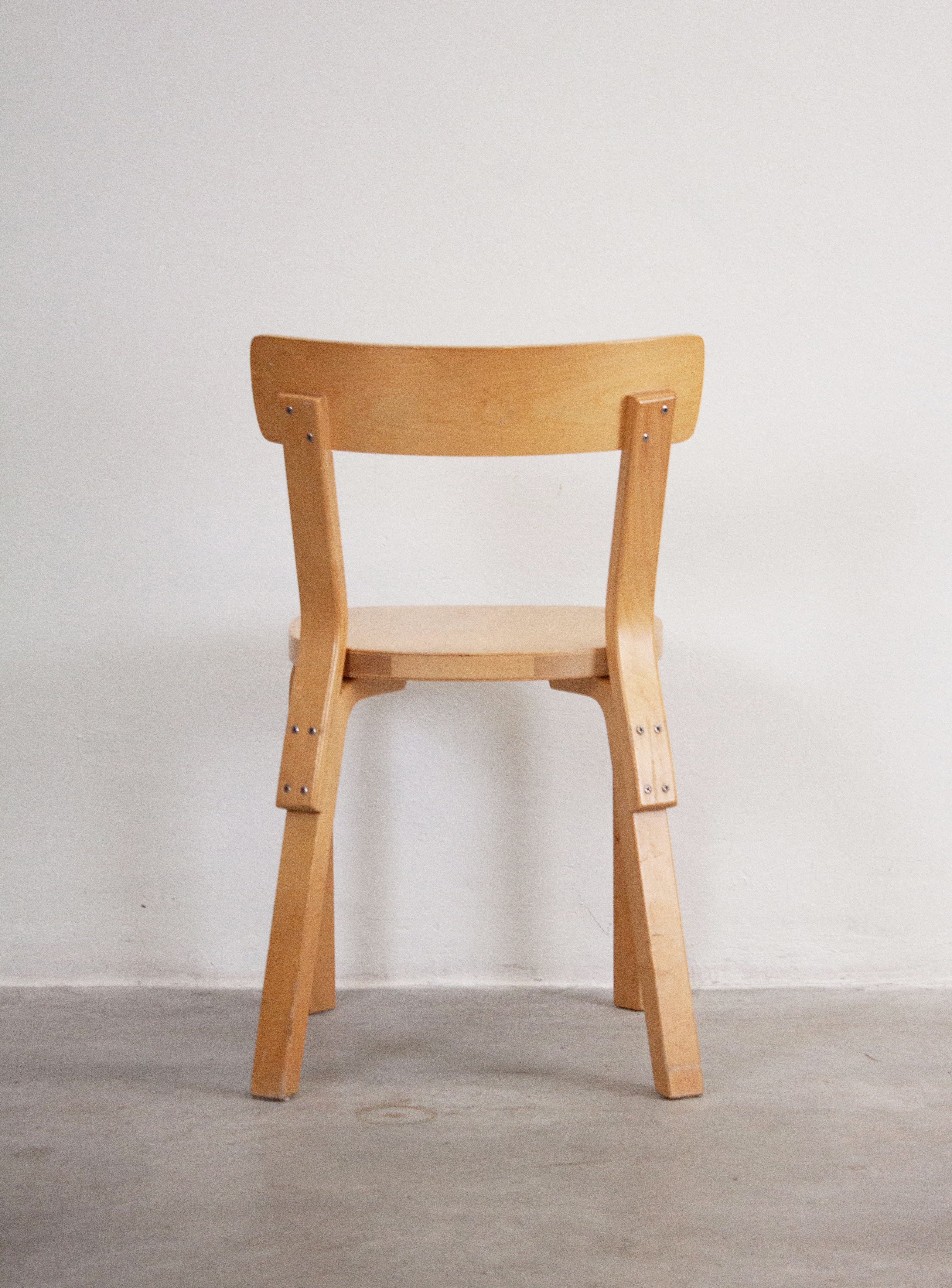 Artek Model 69 Chairs by Alvar Aalto (Birch) – JUKI AMSTERDAM
