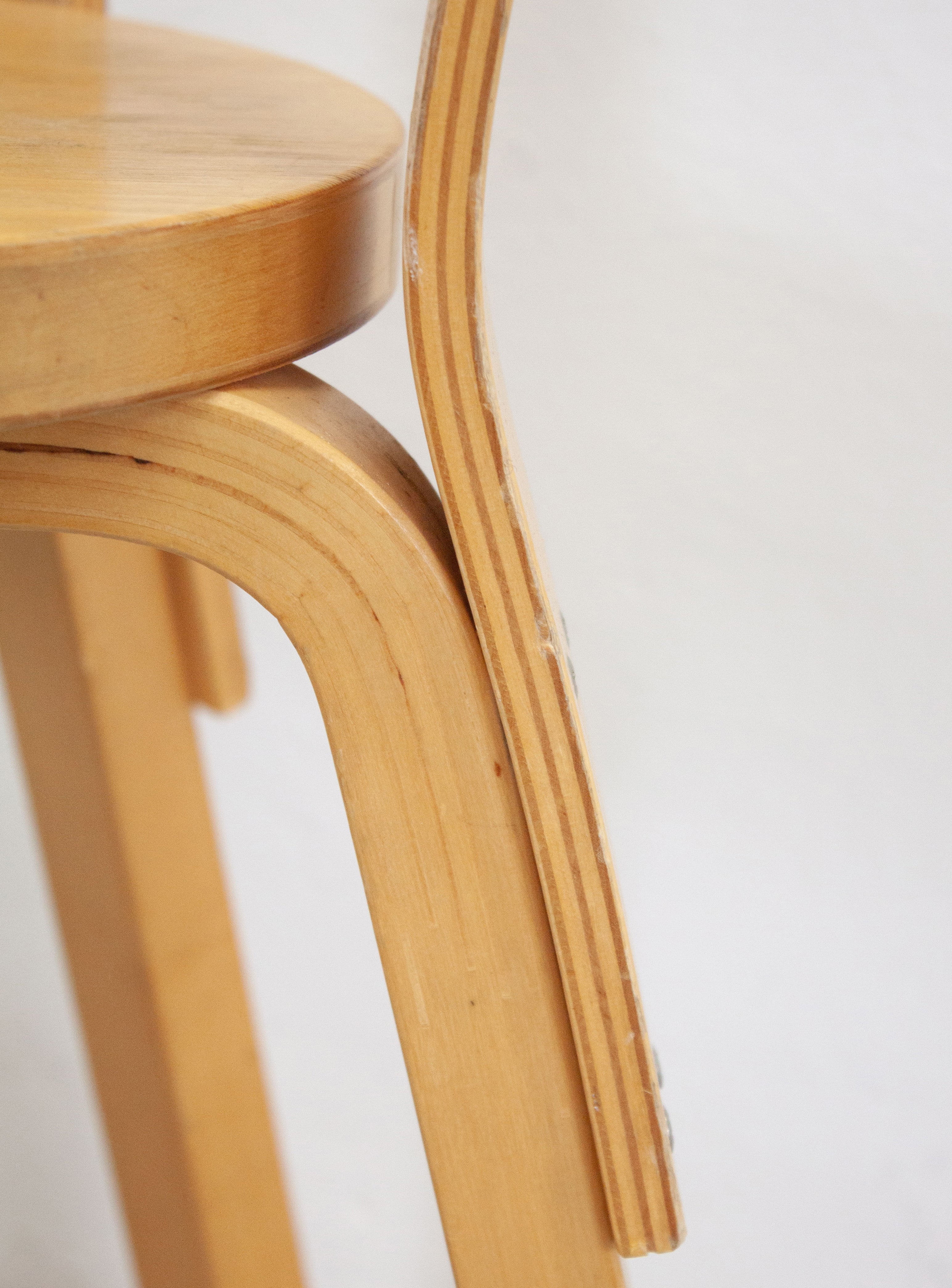 Artek Model 65 Chair by Alvar Aalto (Birch) – JUKI AMSTERDAM